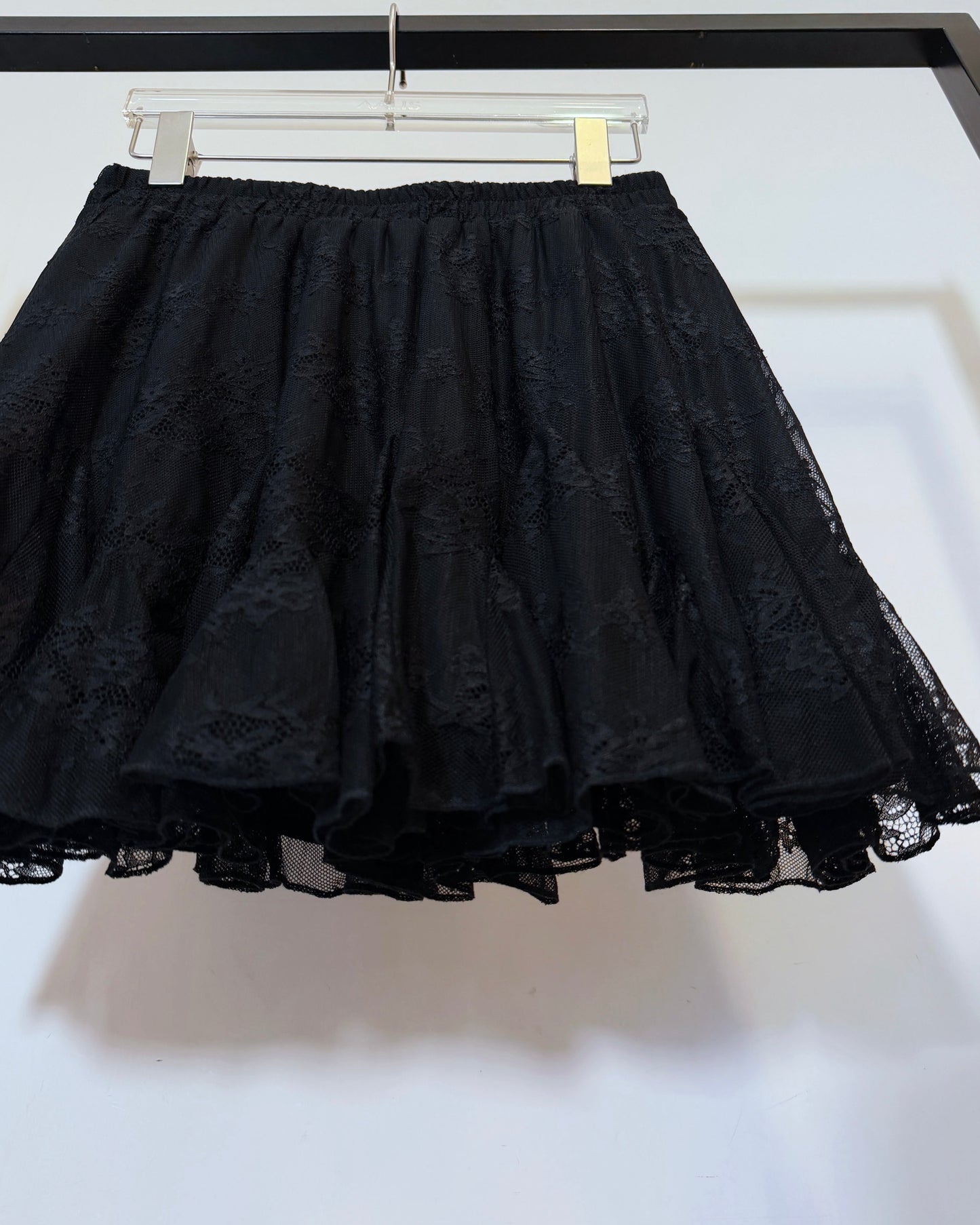 aalis FAYOLA LACE godet lace skirt (Black)