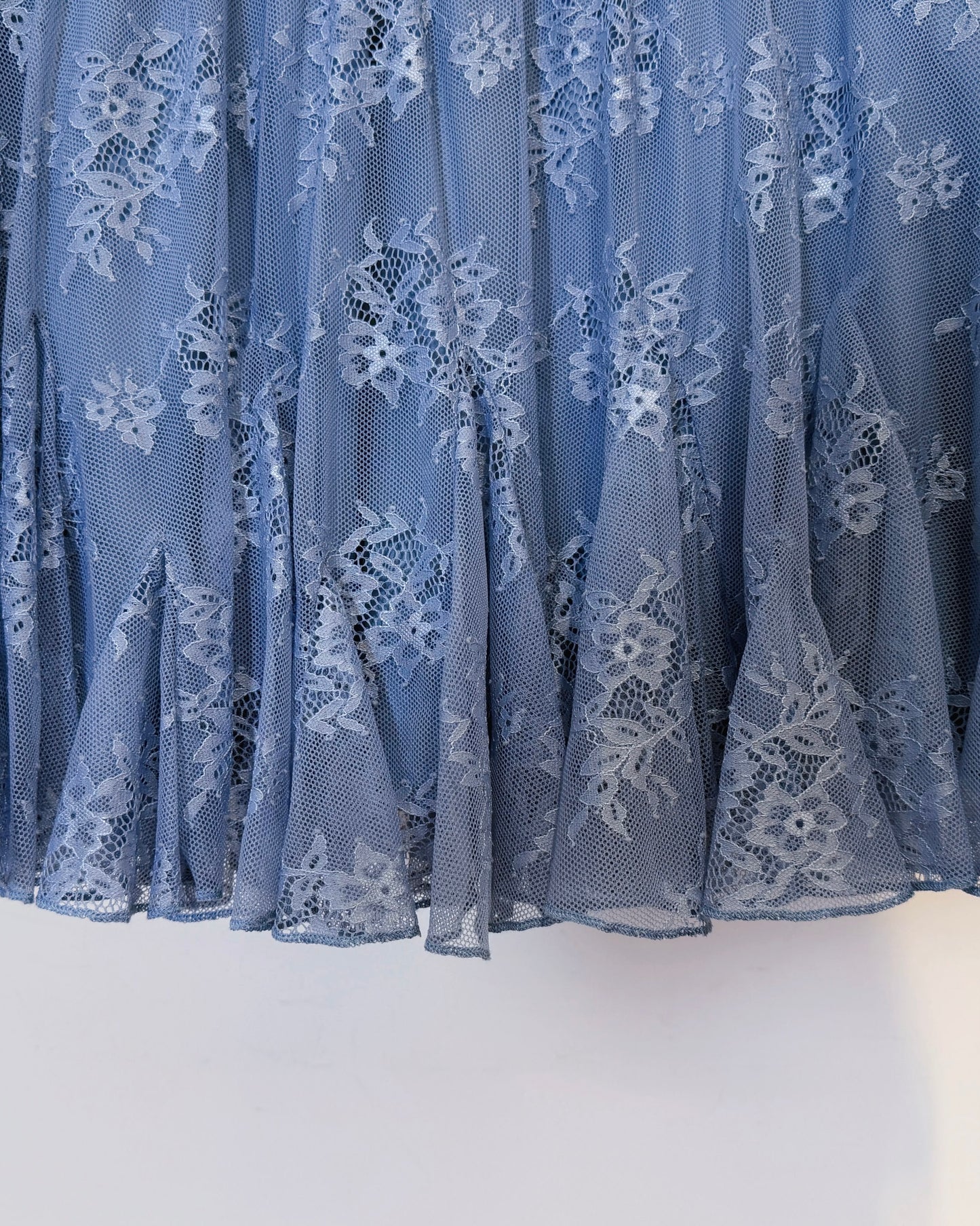 aalis FAYOLA LACE godet lace skirt (Blue)