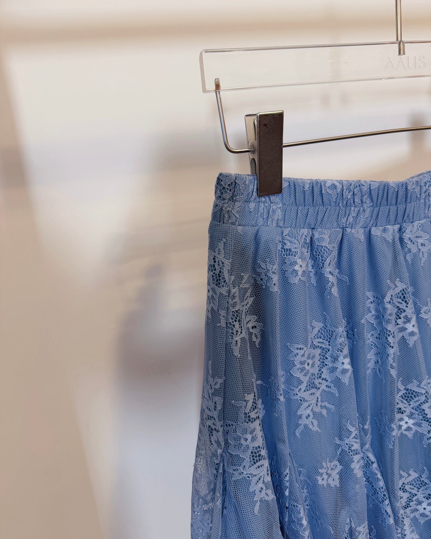 aalis FAYOLA LACE godet lace skirt (Blue)