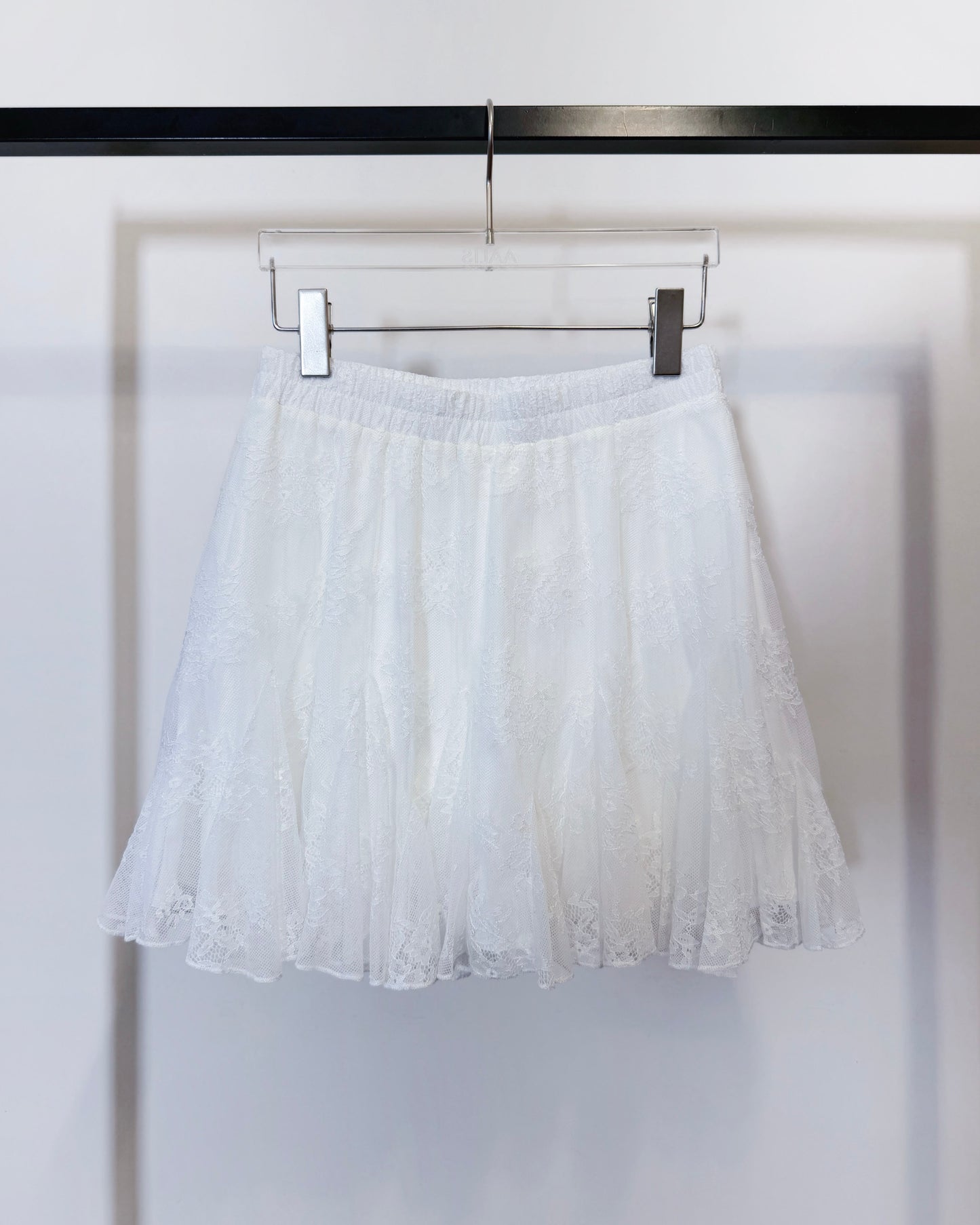 aalis FAYOLA LACE godet lace skirt (White)