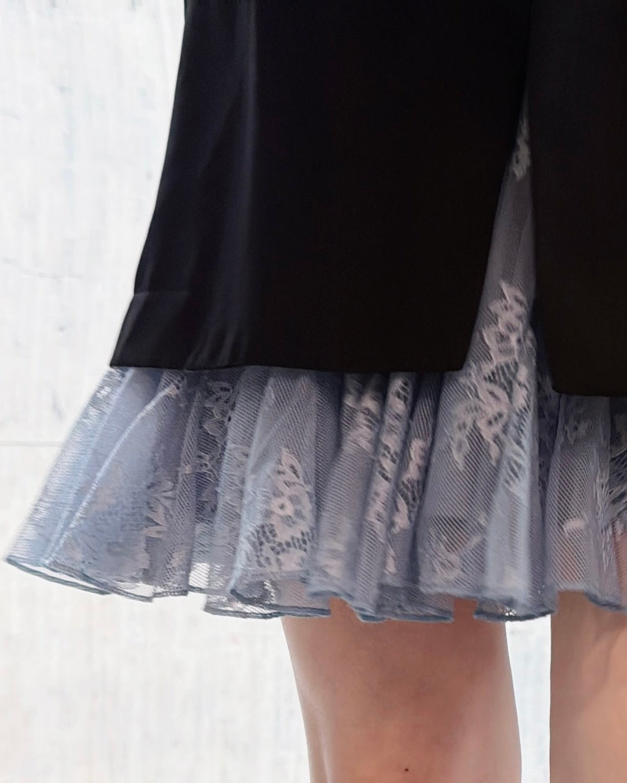 aalis FAYOLA LACE godet lace skirt (Blue)