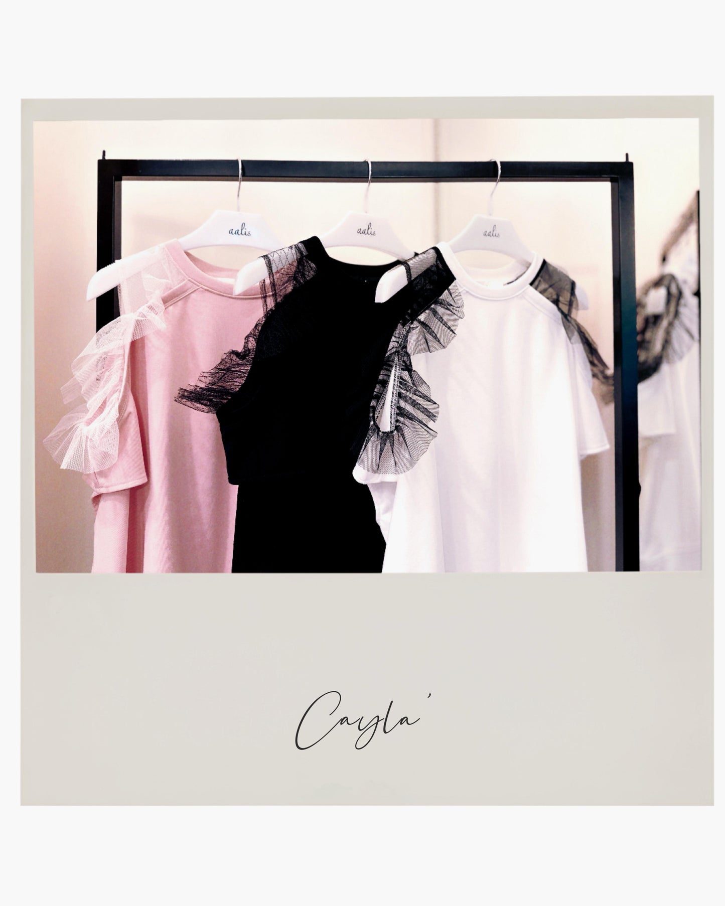 aalis CAYLA SS26 cold shoulder s/s sweater (White)