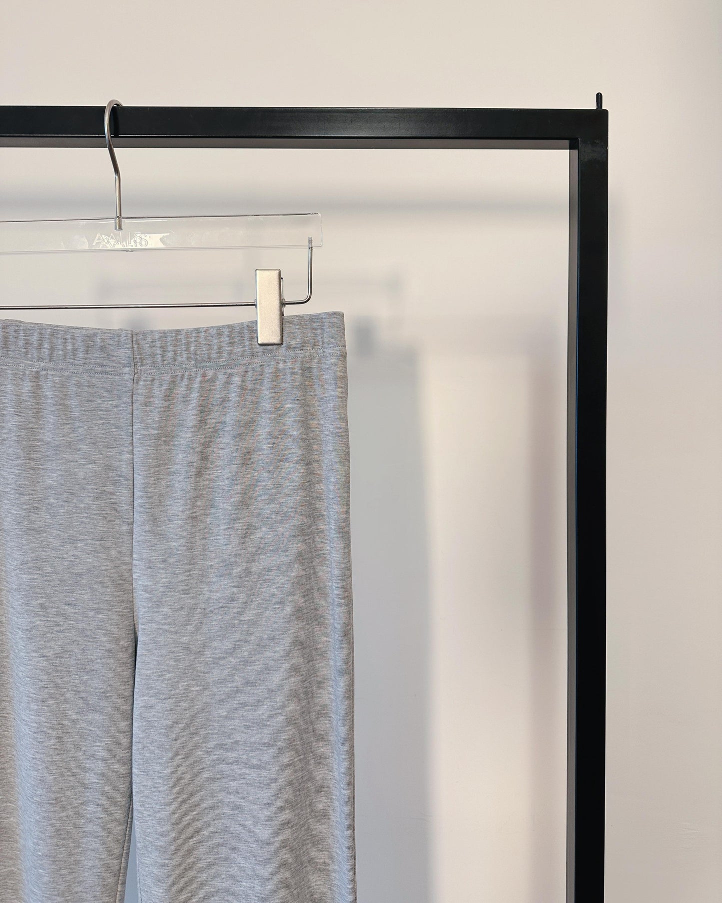 aalis DAMIEN SS26 chiffon ruffle hem pants (Heather Grey)