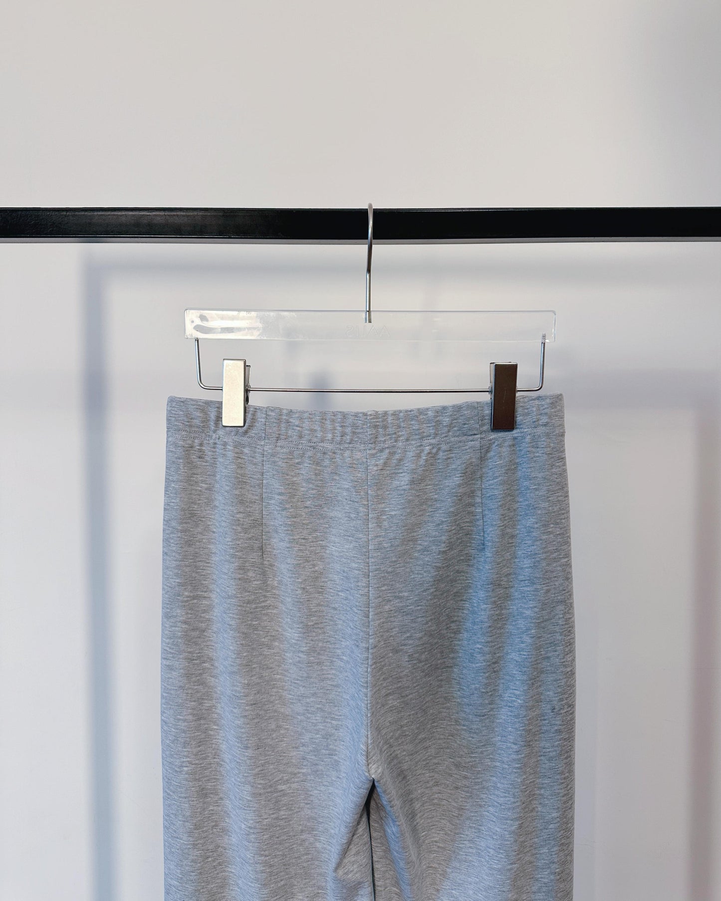 aalis DAMIEN SS26 chiffon ruffle hem pants (Heather Grey)