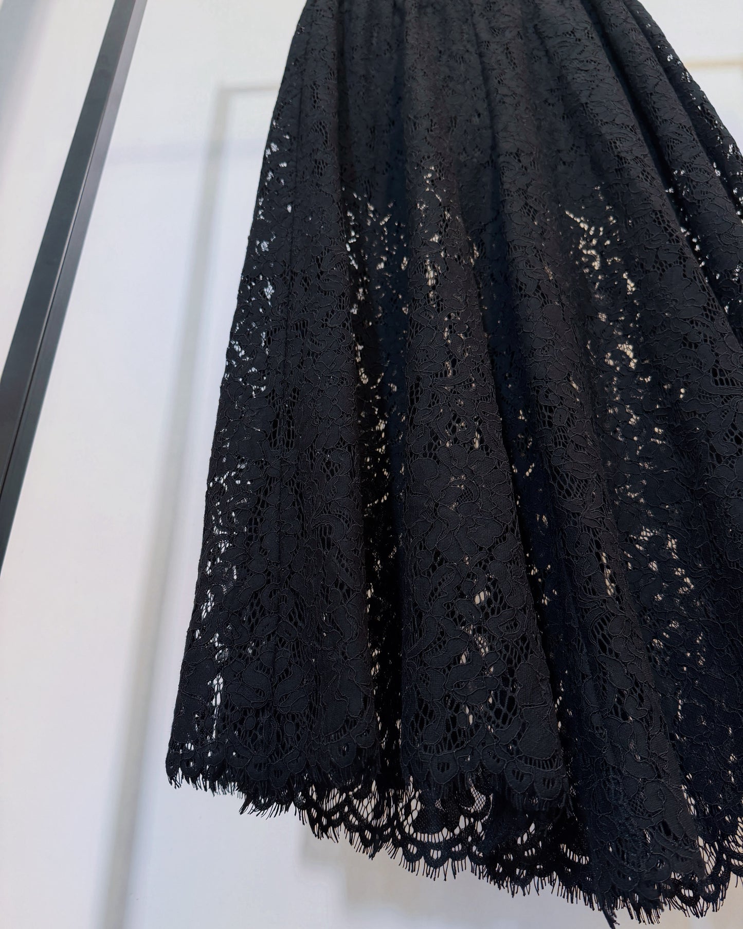 aalis OLINDA SS26 lace wide leg pants (Black)