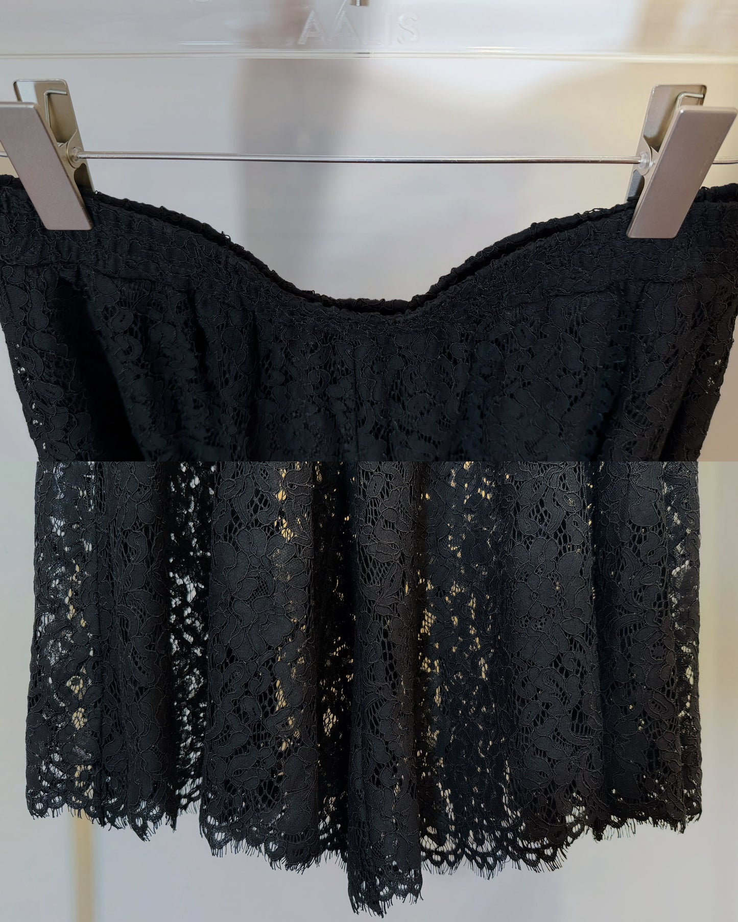 aalis OLINDA SS26 lace wide leg pants (Black)