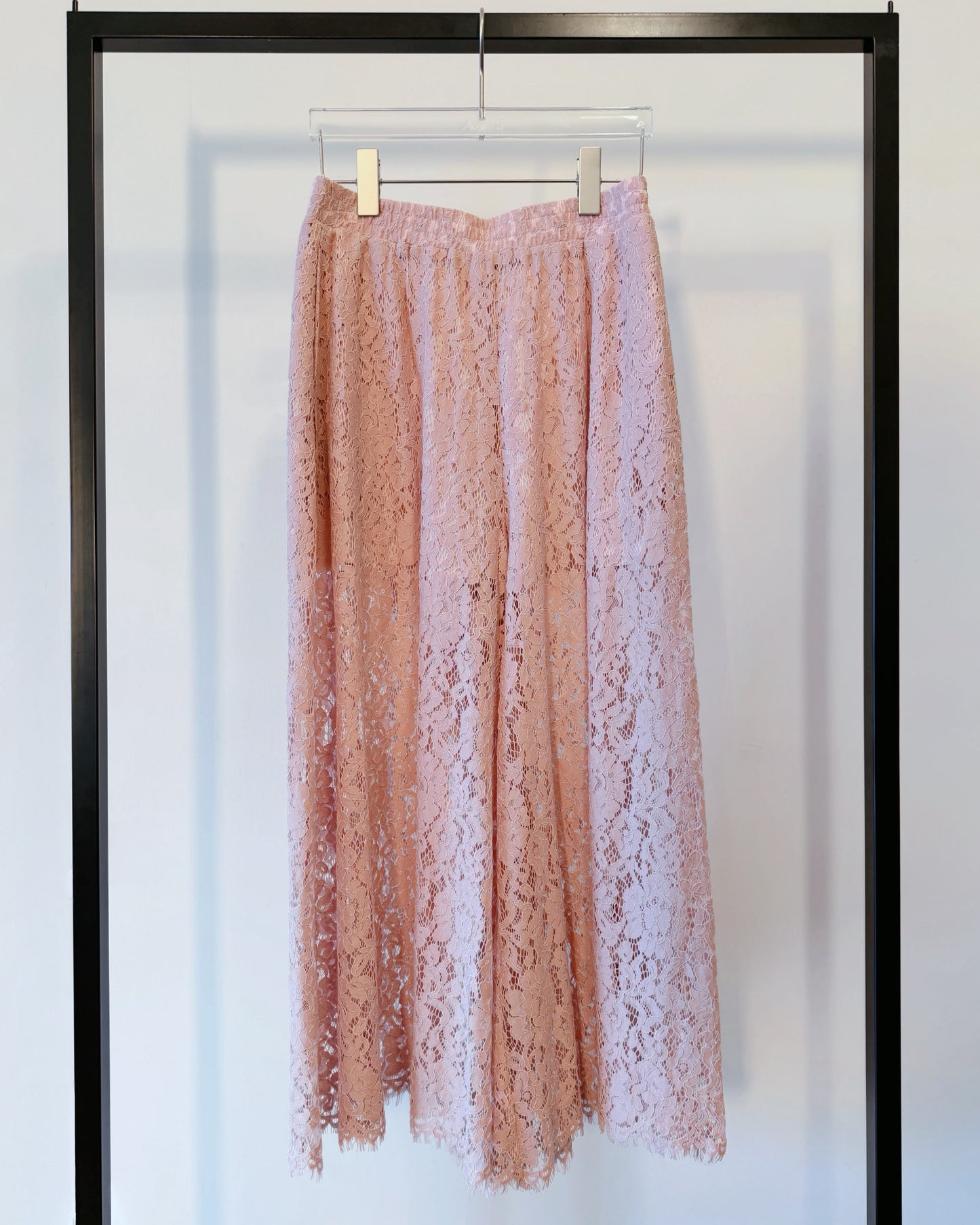 aalis OLINDA SS26 lace wide leg pants (Pink)