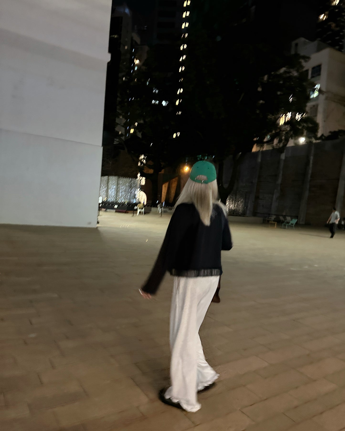 aalis GRAVIA mesh ruching hem cardigan (Navy)