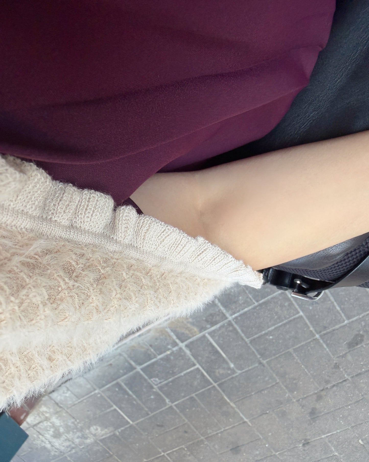 aalis RICA tiny ruffle trim cardigan (Nude)