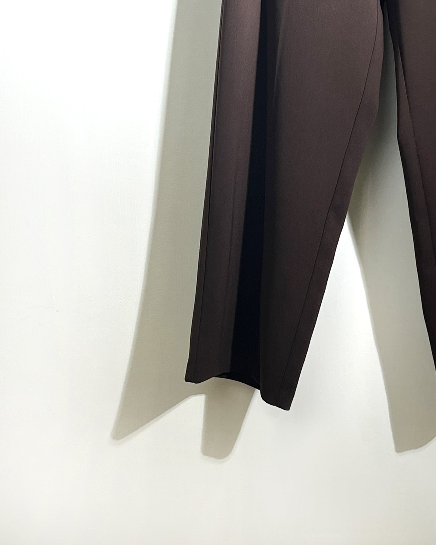 aalis KENN long pleated pants (Brown)