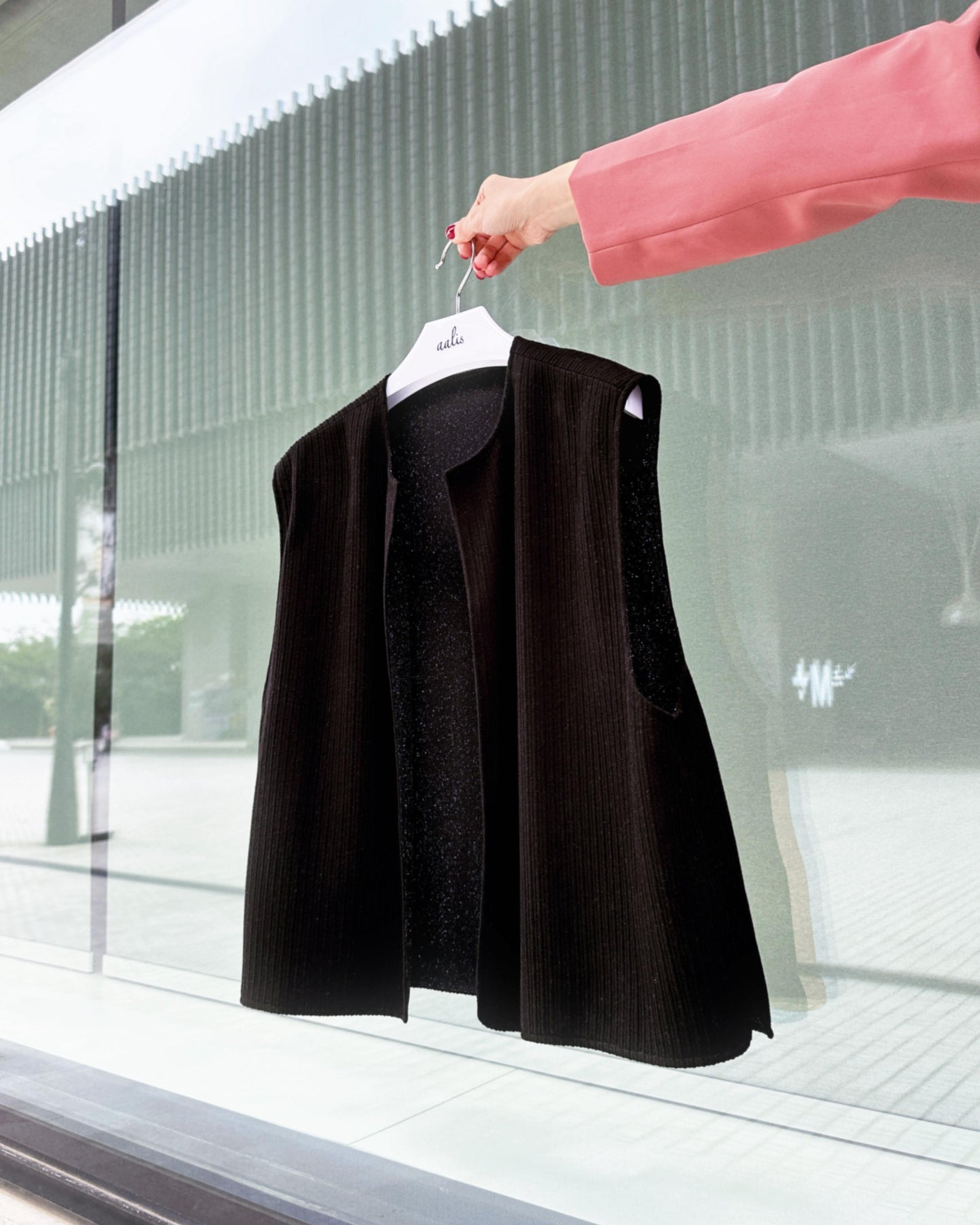 aalis KIMBER KNIT two way vest (Black)