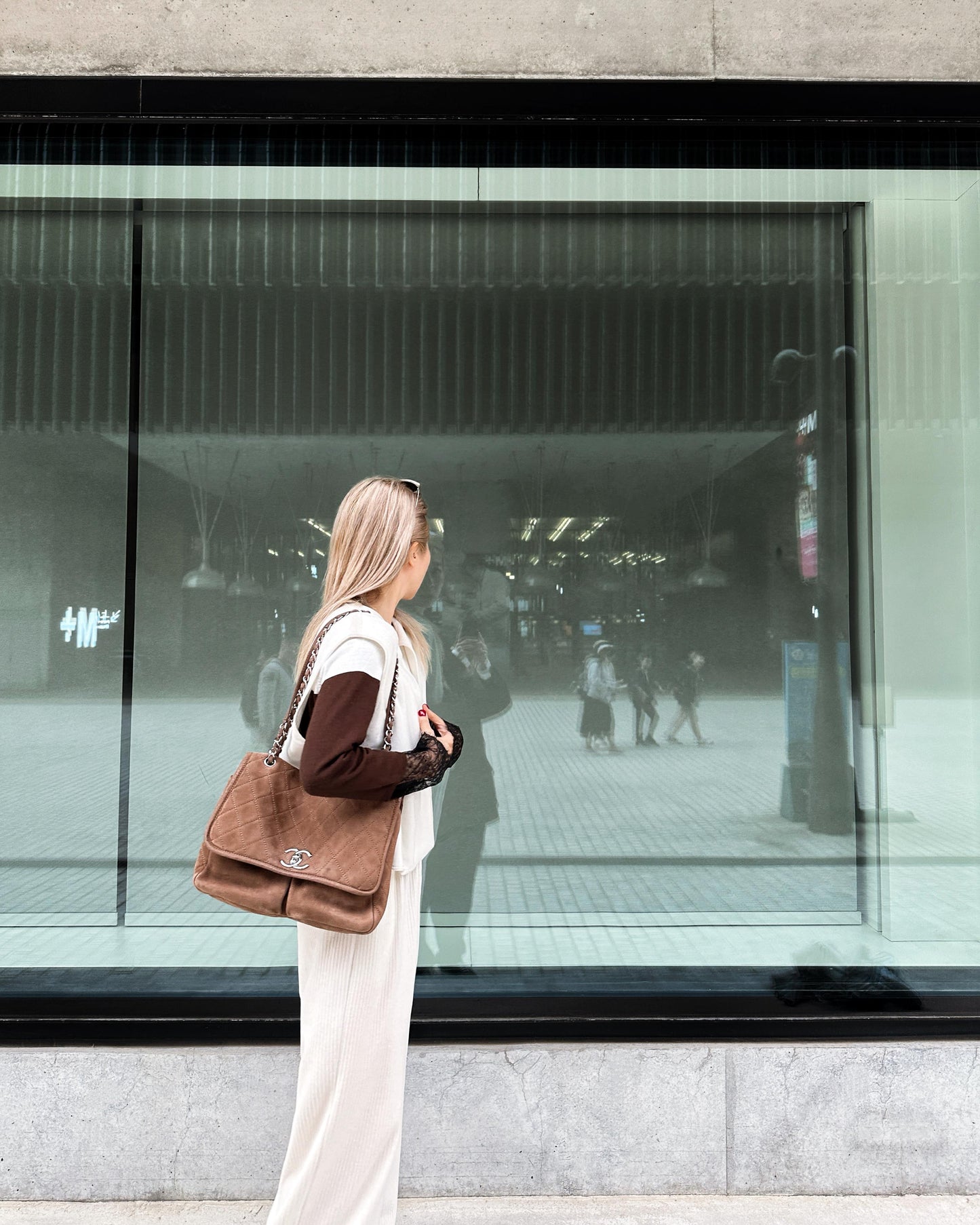 aalis KIMBER KNIT two way vest (White)