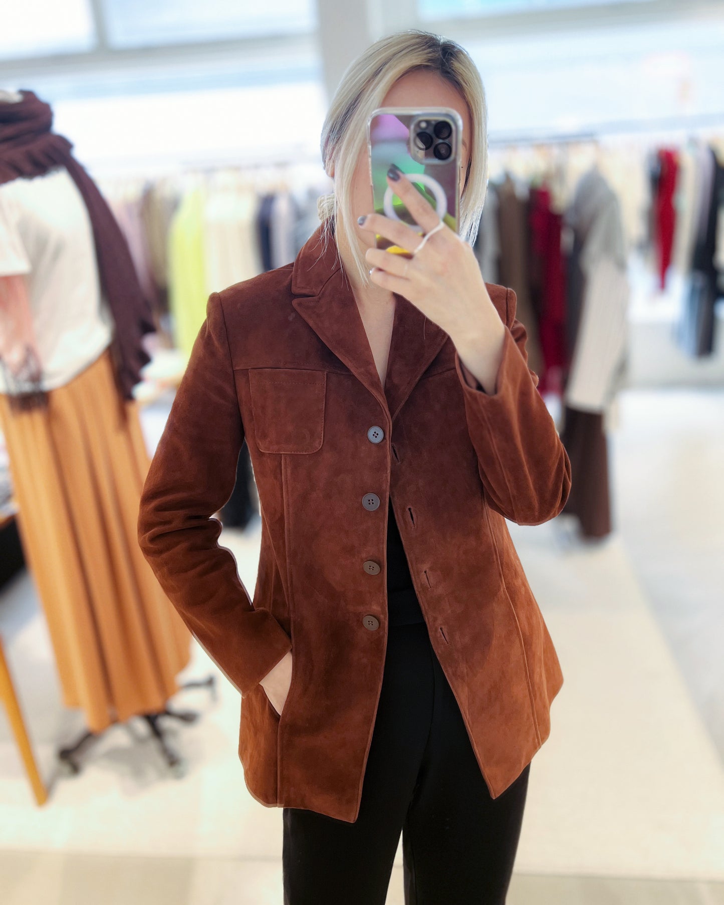 (Pre-order) aalis OXFORD FW25 leather jacket (Camel) (Custom size)