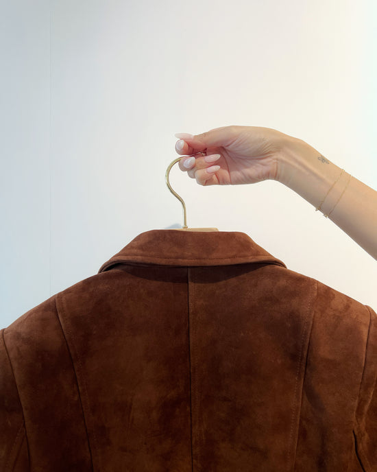 (Pre-order) aalis OXFORD FW25 leather jacket (Camel) (Custom size)