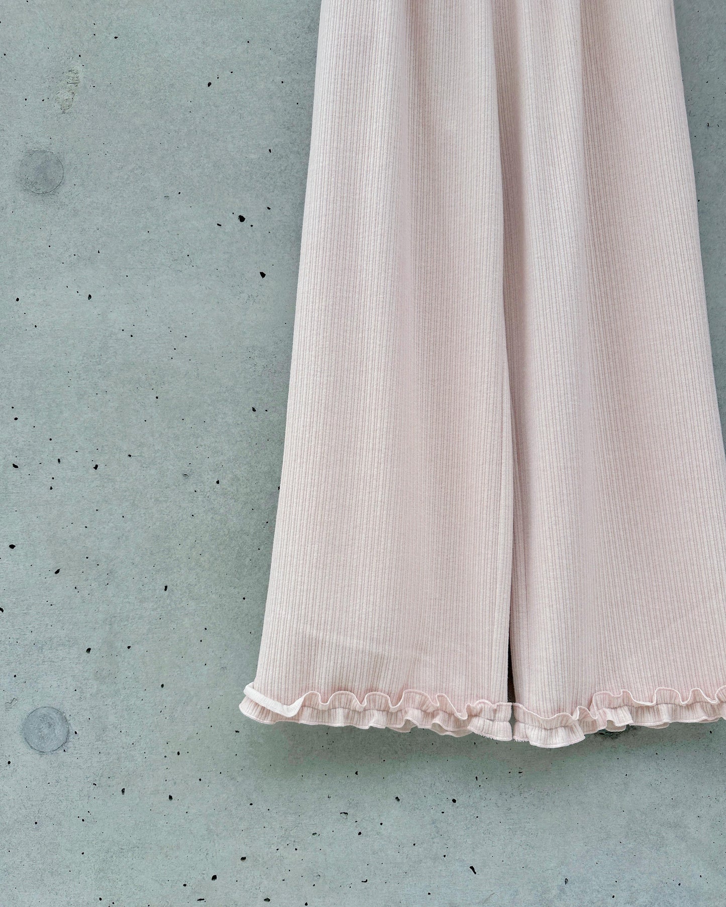 aalis LILIA T ruffle hem track pants  (Lt Pink)