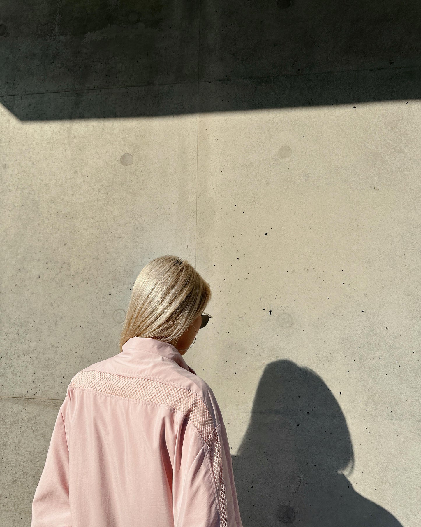 (Pre-order) aalis XYLER mesh panel windbreaker (Lt Pink)