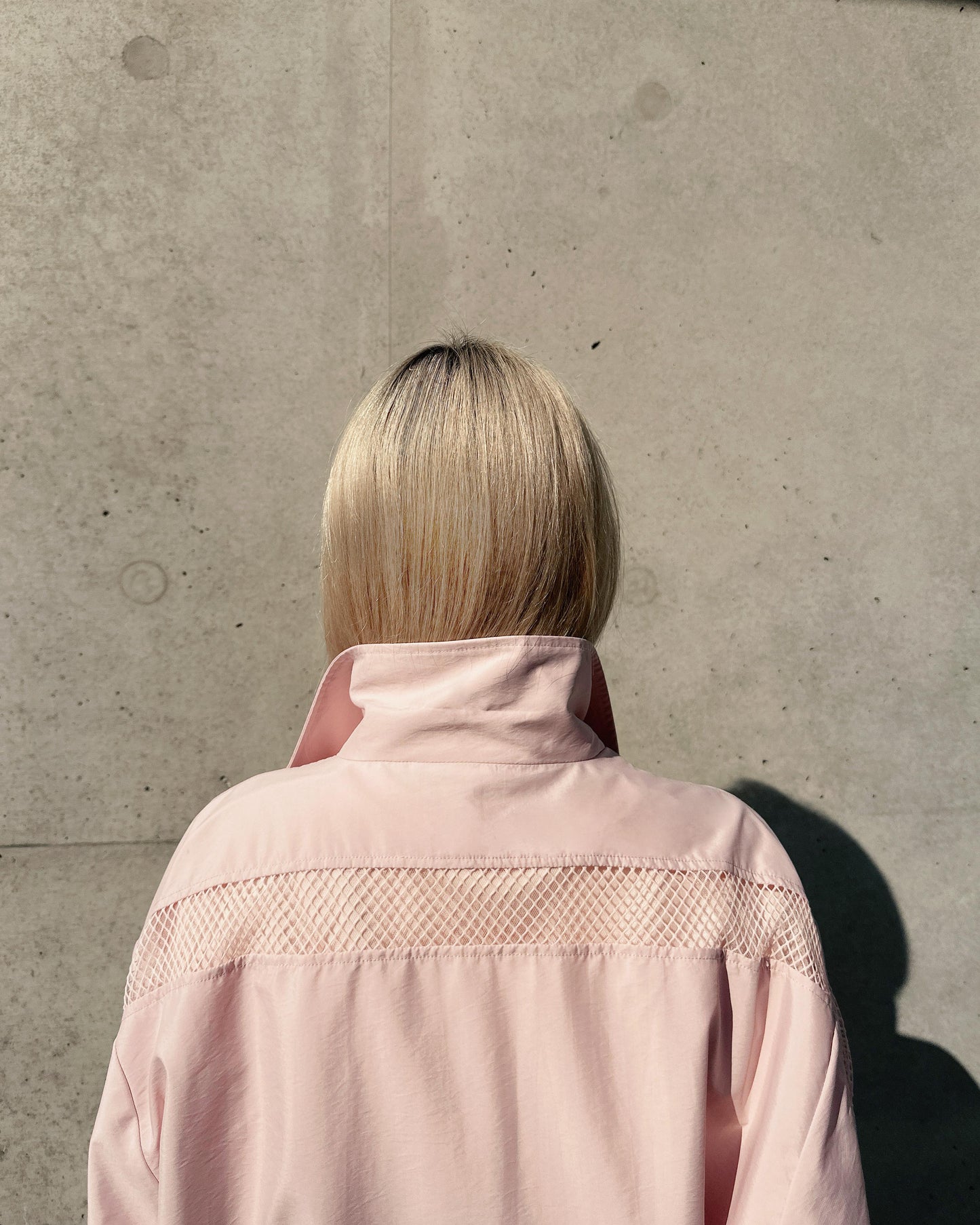 (Pre-order) aalis XYLER mesh panel windbreaker (Lt Pink)