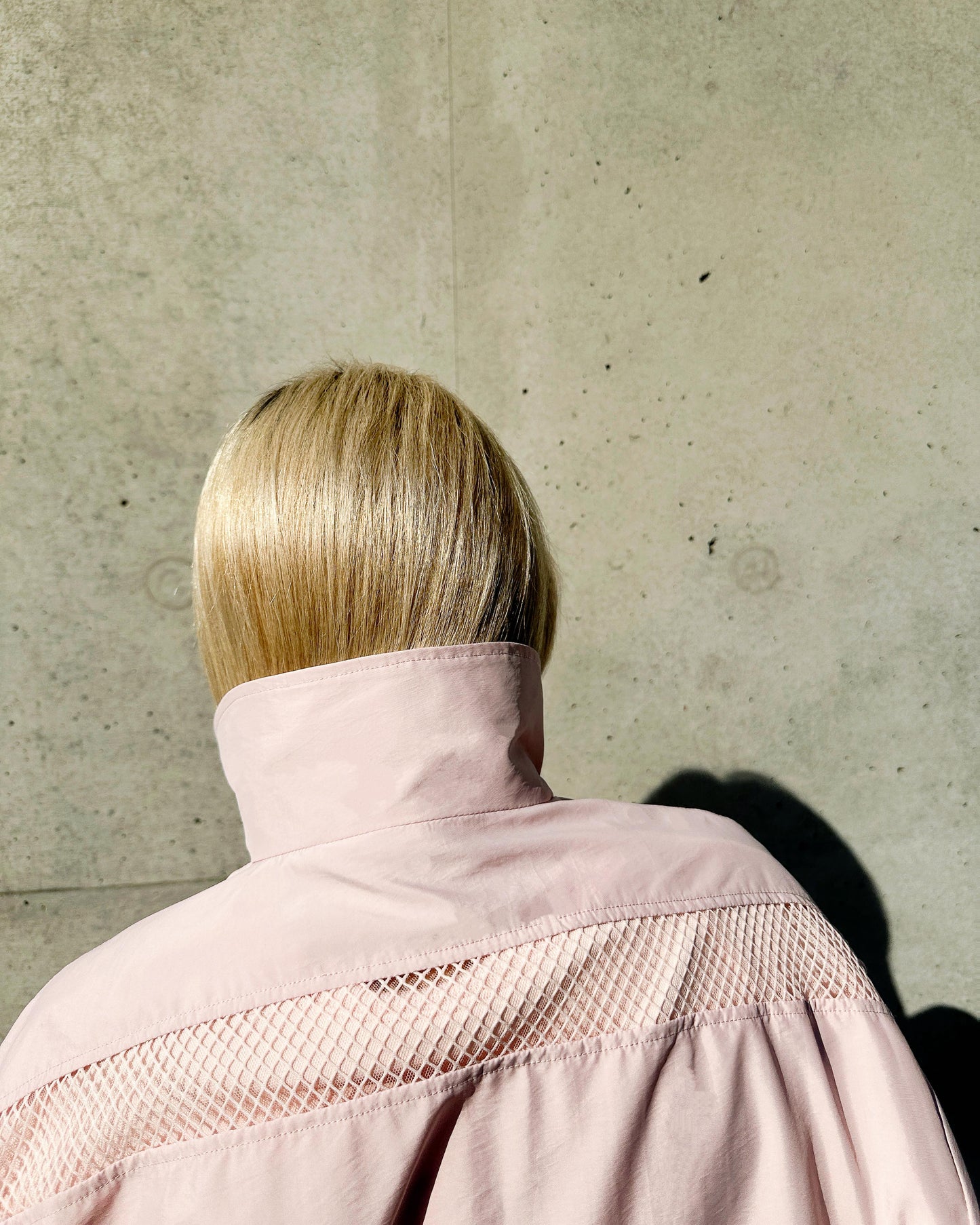 (Pre-order) aalis XYLER mesh panel windbreaker (Lt Pink)