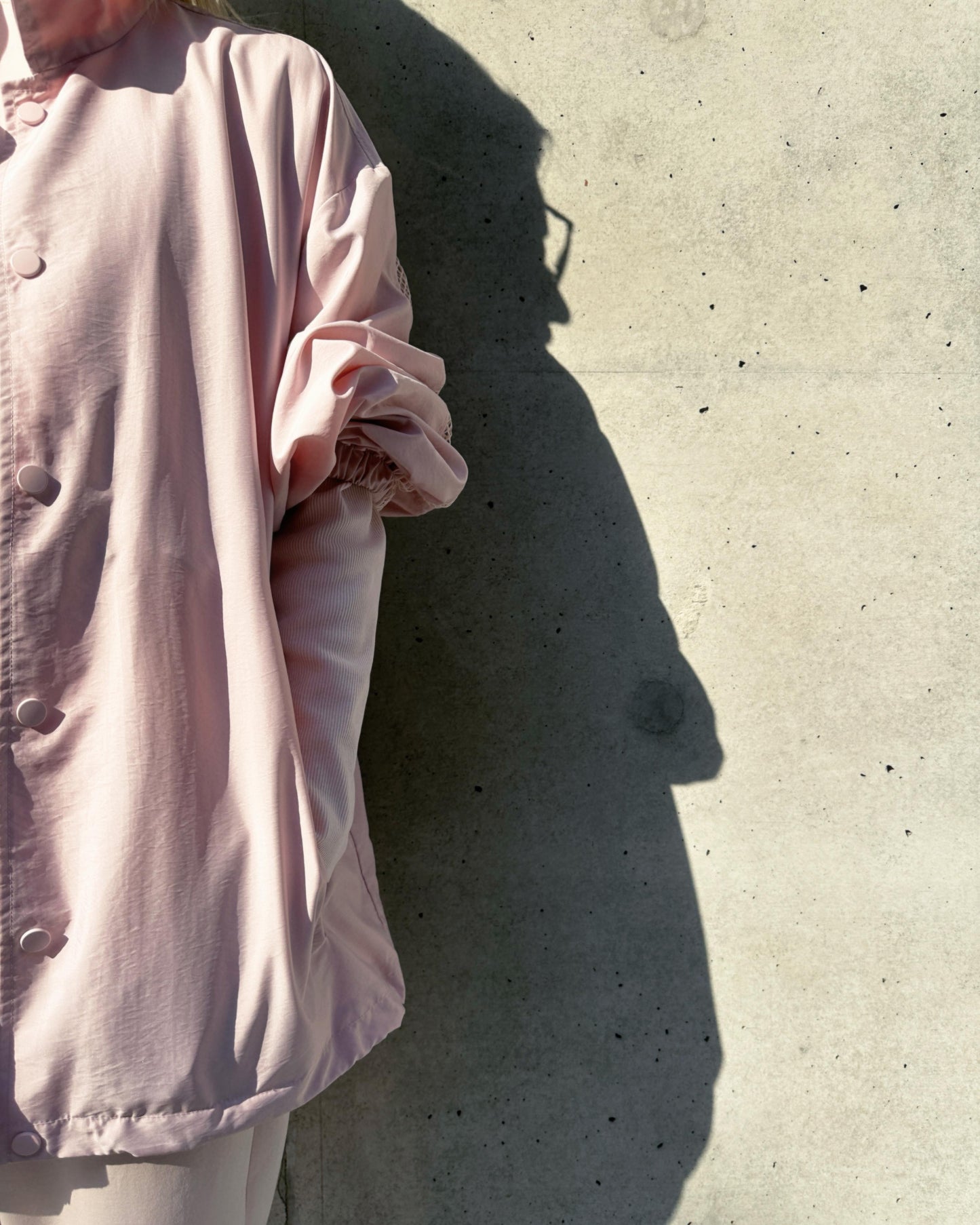 (Pre-order) aalis XYLER mesh panel windbreaker (Lt Pink)