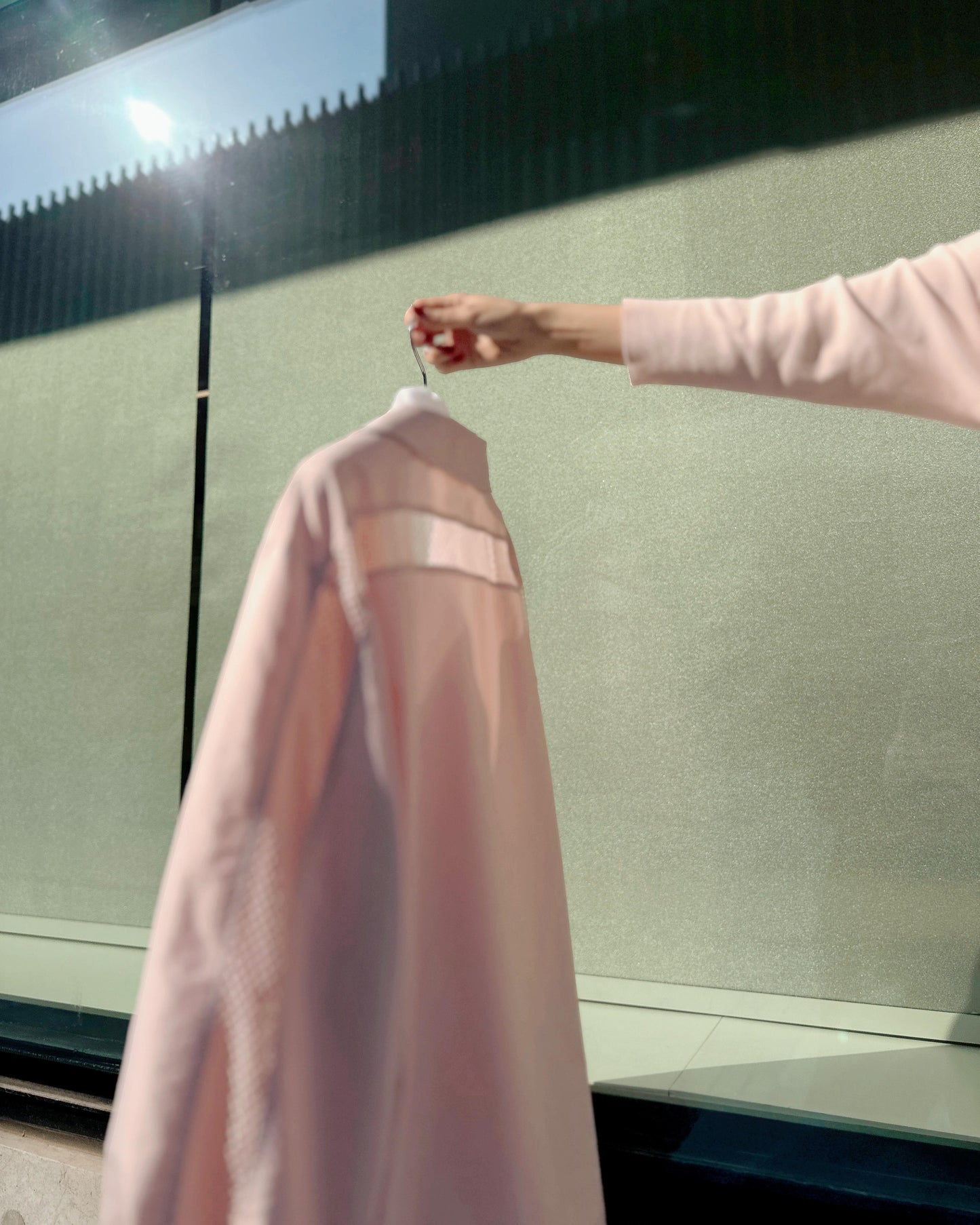 (Pre-order) aalis XYLER mesh panel windbreaker (Lt Pink)