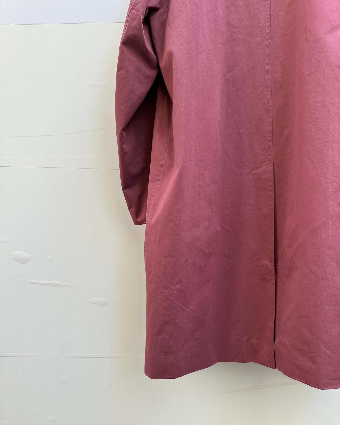 aalis MAIZE raglan sleeves mid length trench coat (Mauve)