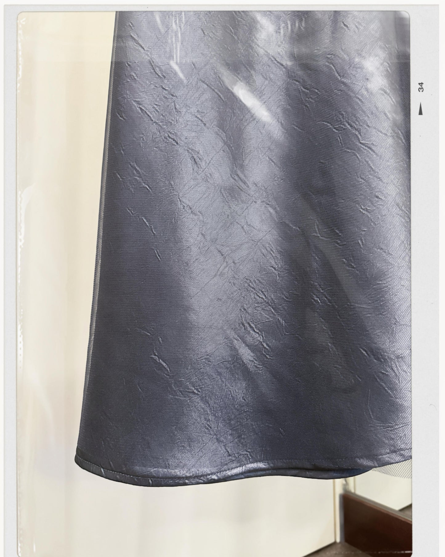 aalis LAINE MESH A-line skirt (Charcoal)