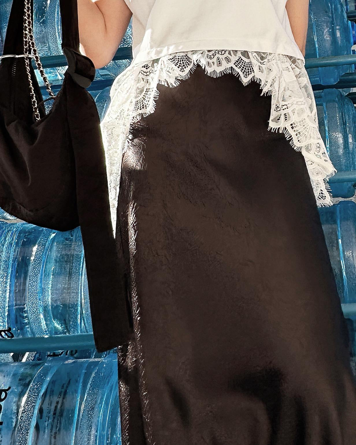 aalis LAINE A-line skirt (Black)