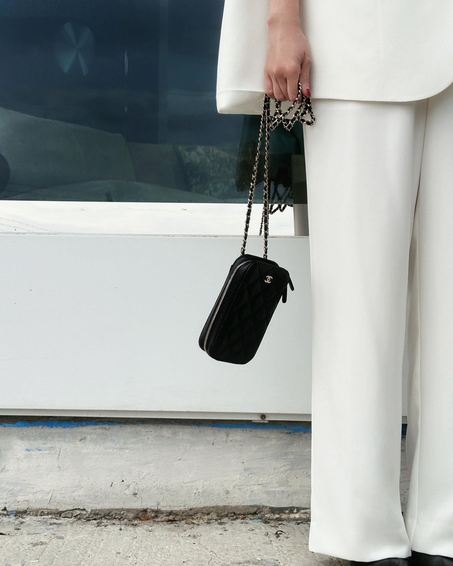 aalis CELLA cape sleeves blazer (White)