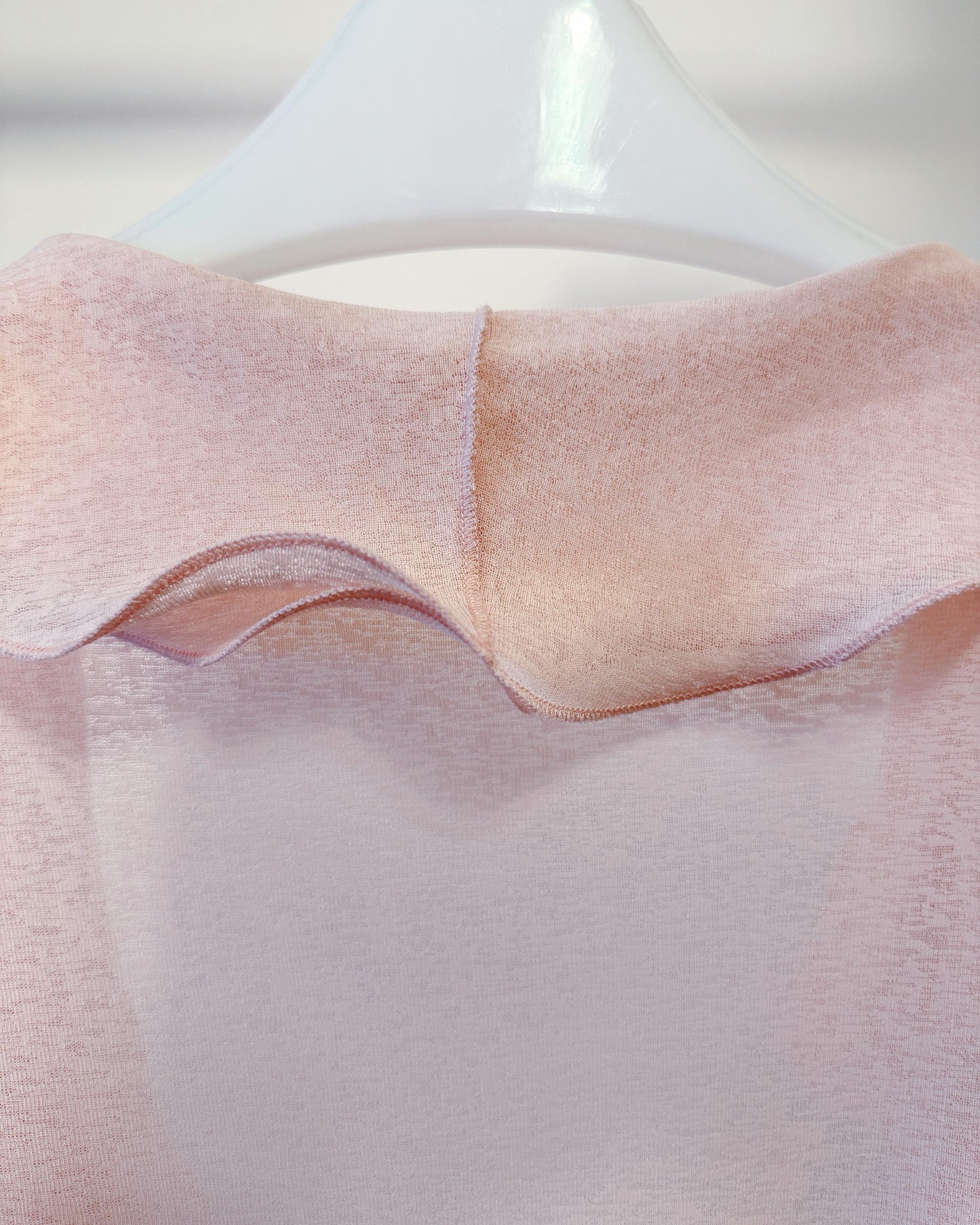 aalis RINON cascade ruffle front long cardigan (Pink)