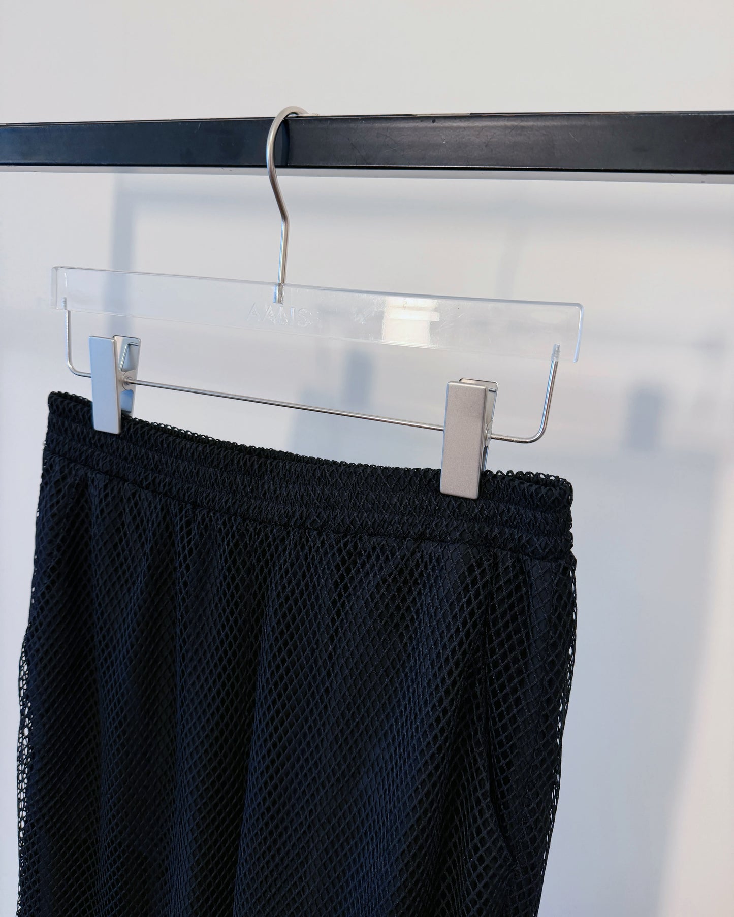 aalis EDWIN netting layer pants (Black)