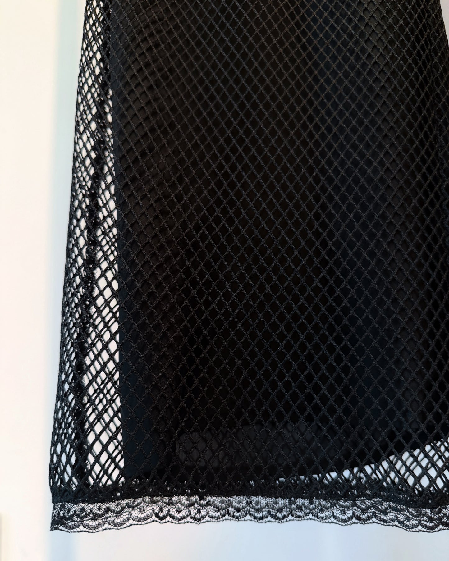aalis EDWIN netting layer pants (Black)