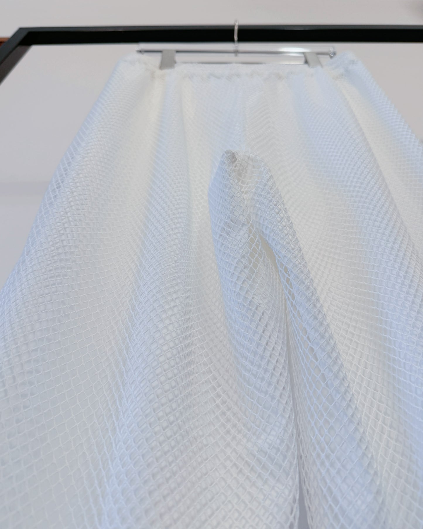 aalis EDWIN netting layer pants (White)