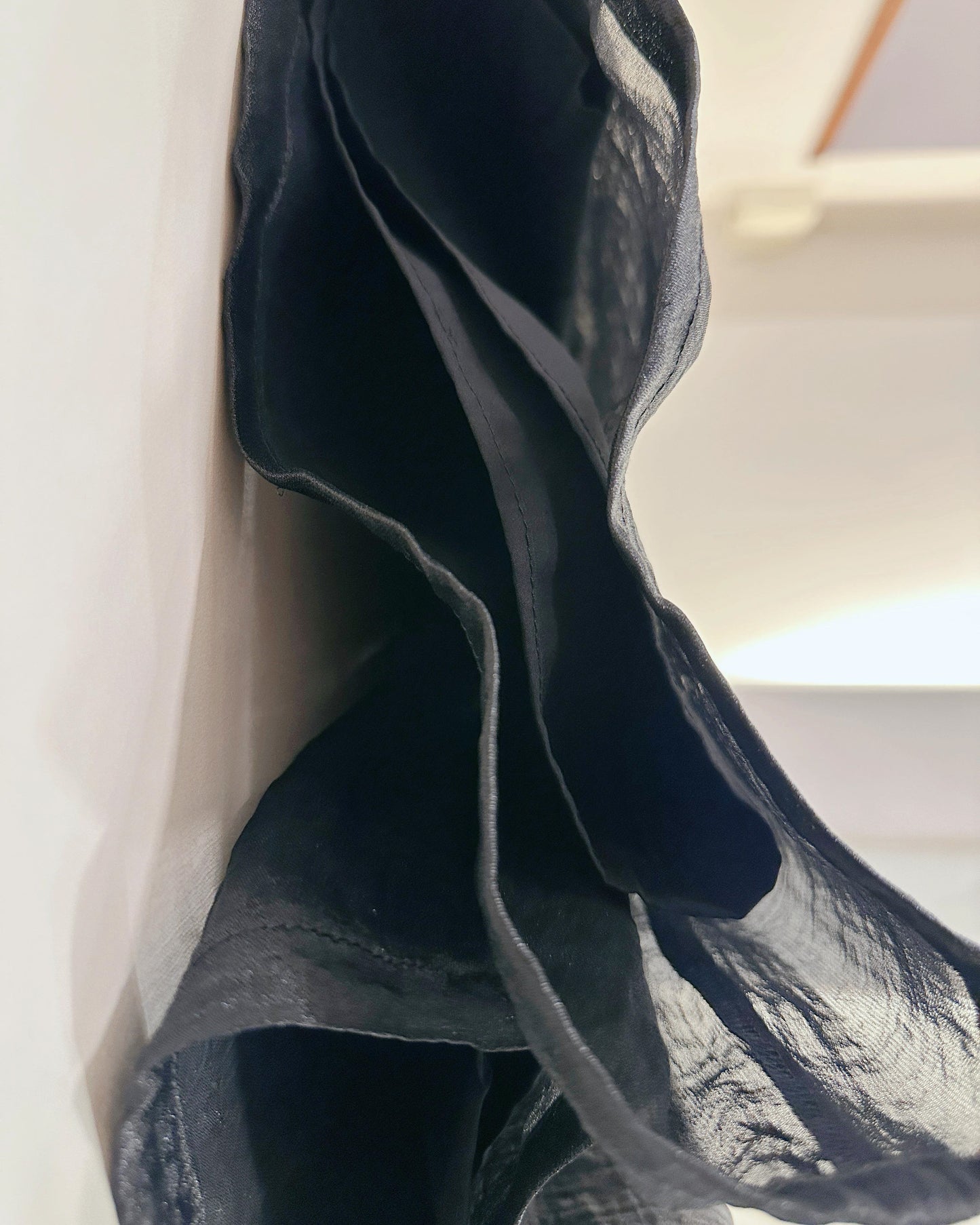 aalis OSDA flowy semi sheer pants (Black)