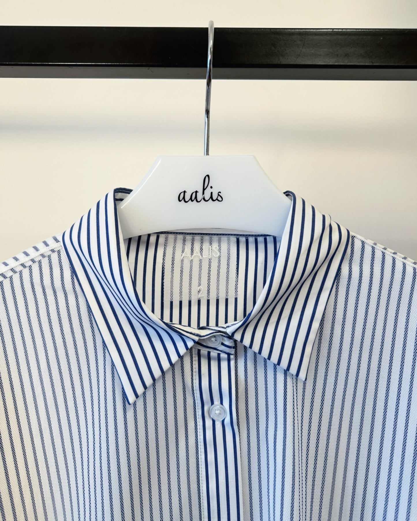 aalis BAYLA mesh overlay shirt (White)