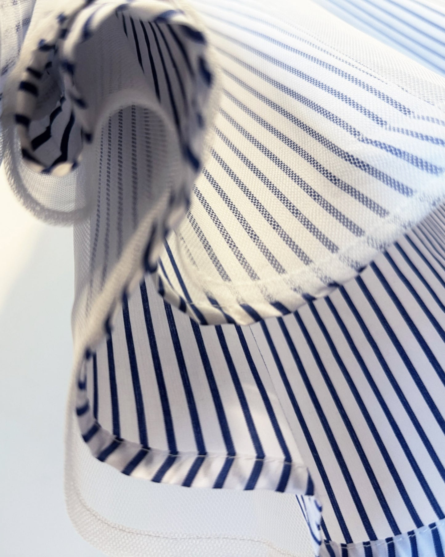 aalis BAYLA mesh overlay shirt (White)