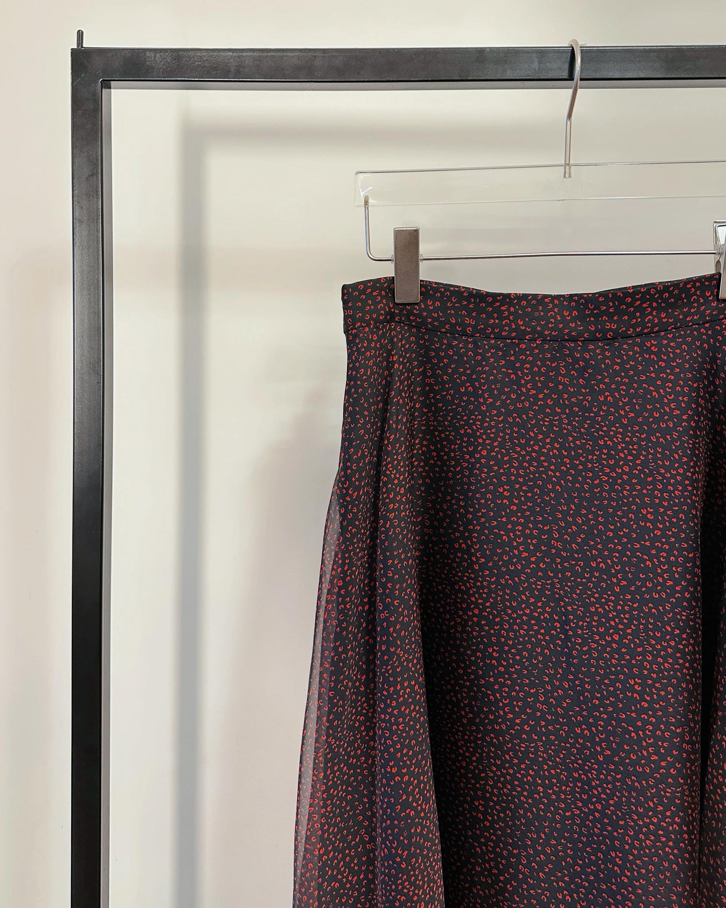 aalis GOLDIE chiffon maxi skirt (Navy Mix)