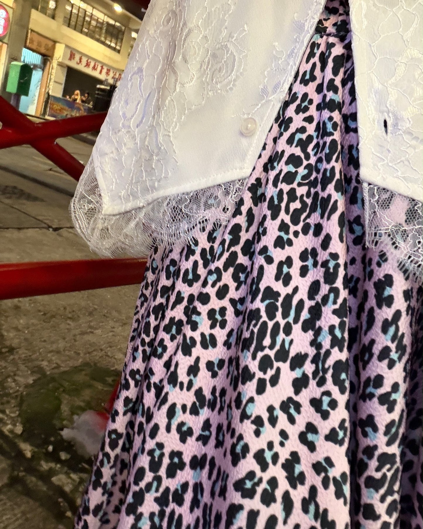 aalis HOLLIS chiffon skirt (Leo Print)