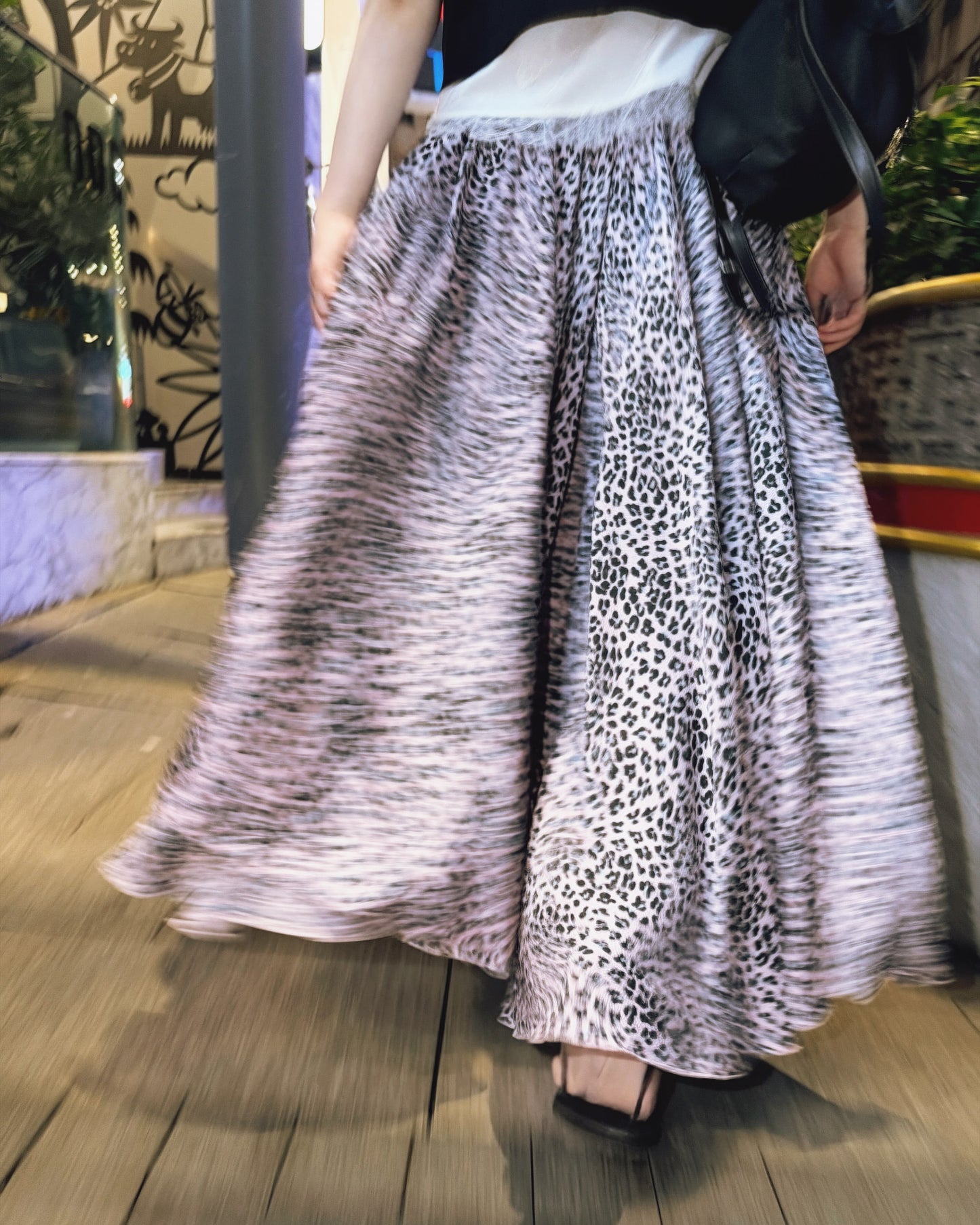 aalis HOLLIS chiffon skirt (Leo Print)