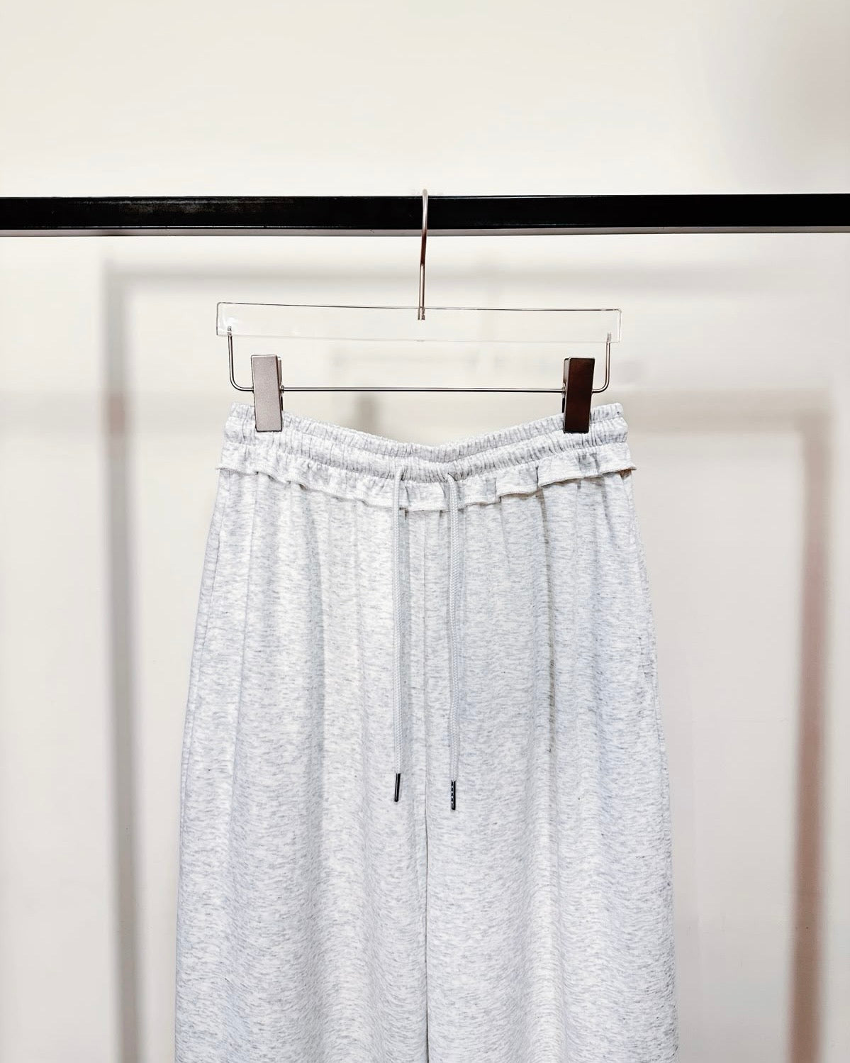 aalis LILIA TWO ruffle hem track pants (Heather Grey)