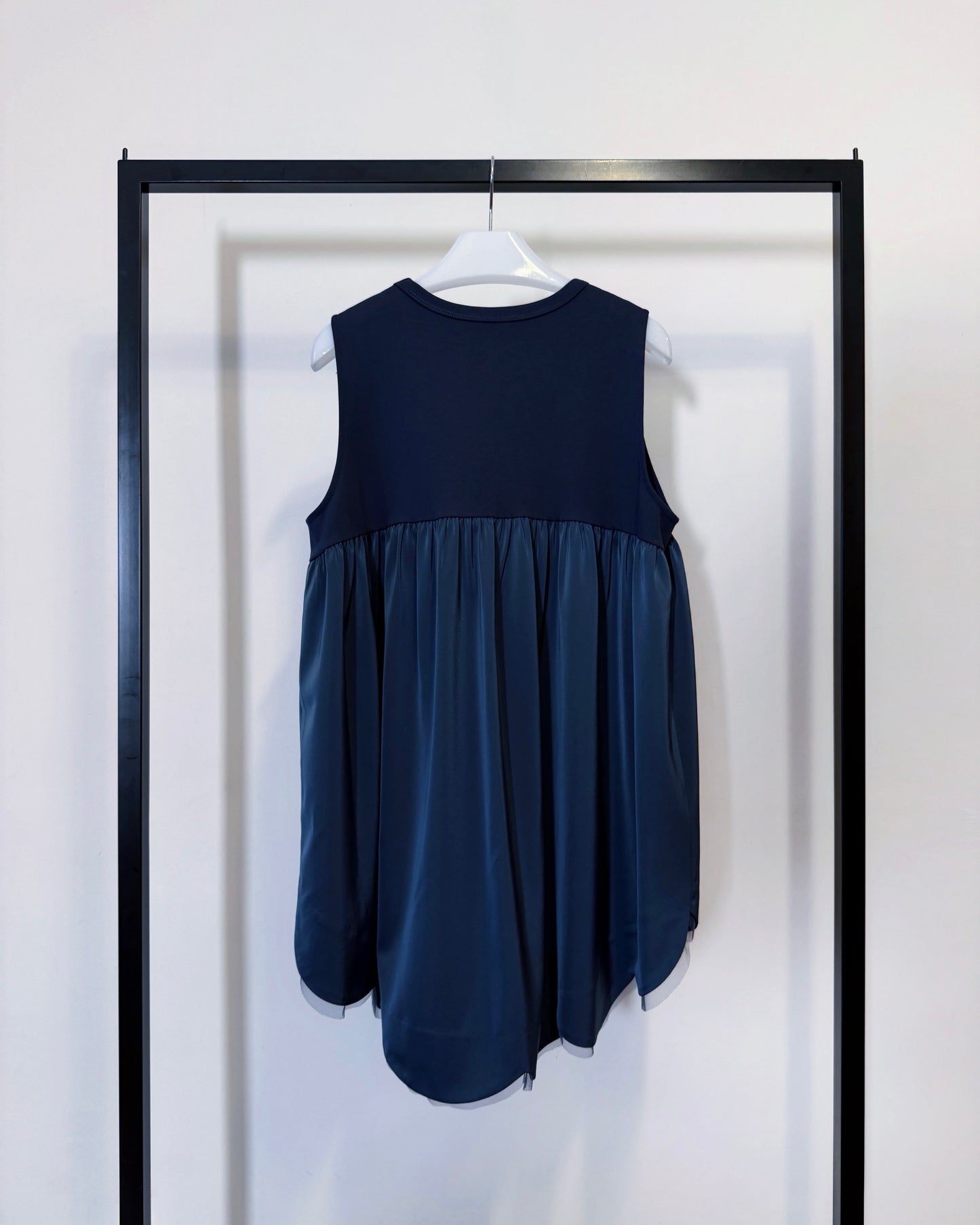 aalis NIEL scallop edge top (Grey Blue)