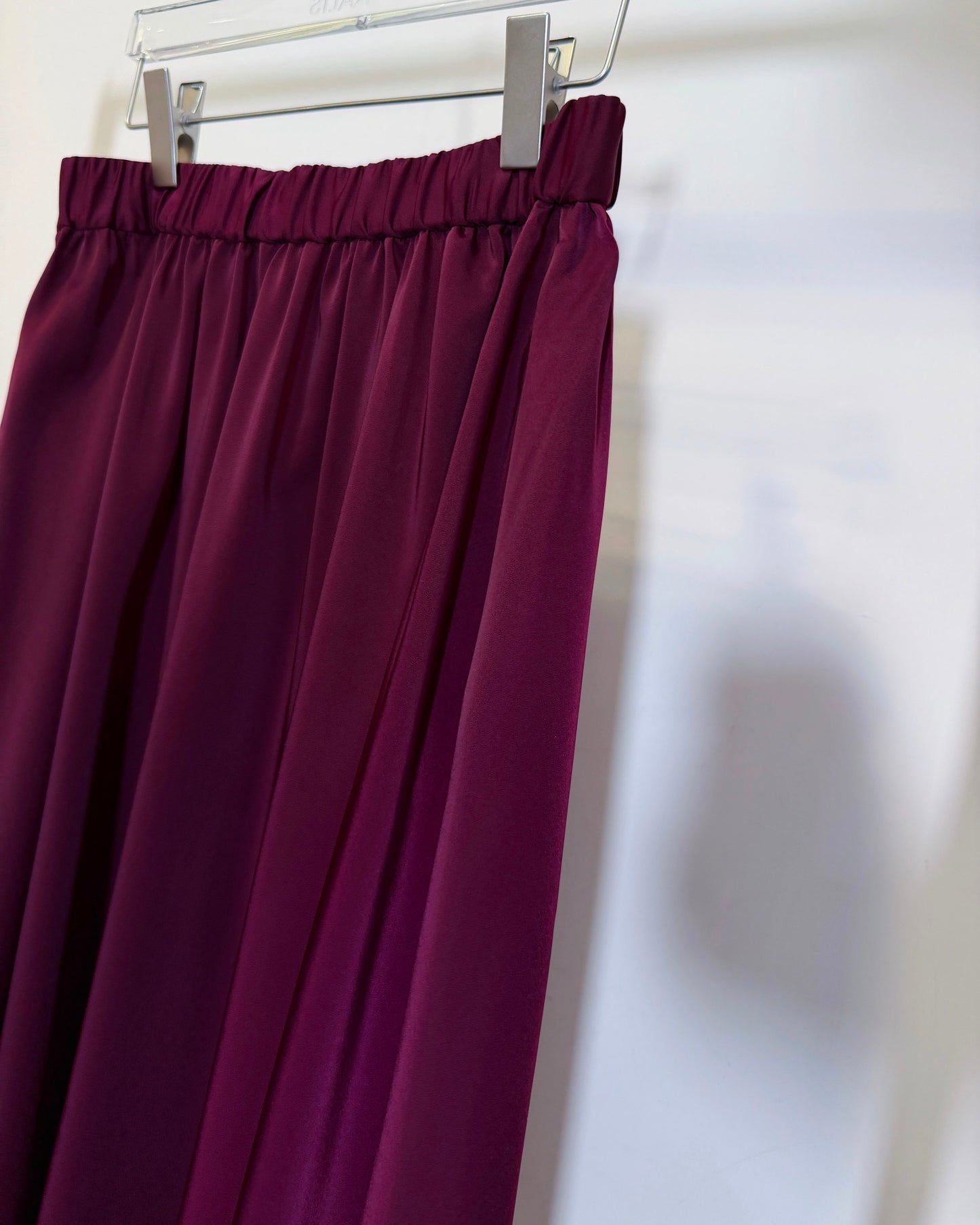 aalis NIELLA scallop edge skirt (Burgundy)