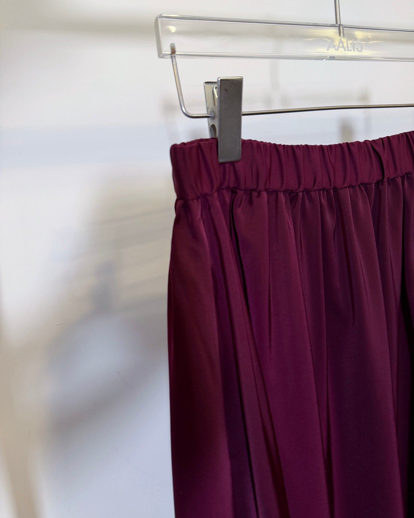 aalis NIELLA scallop edge skirt (Burgundy)