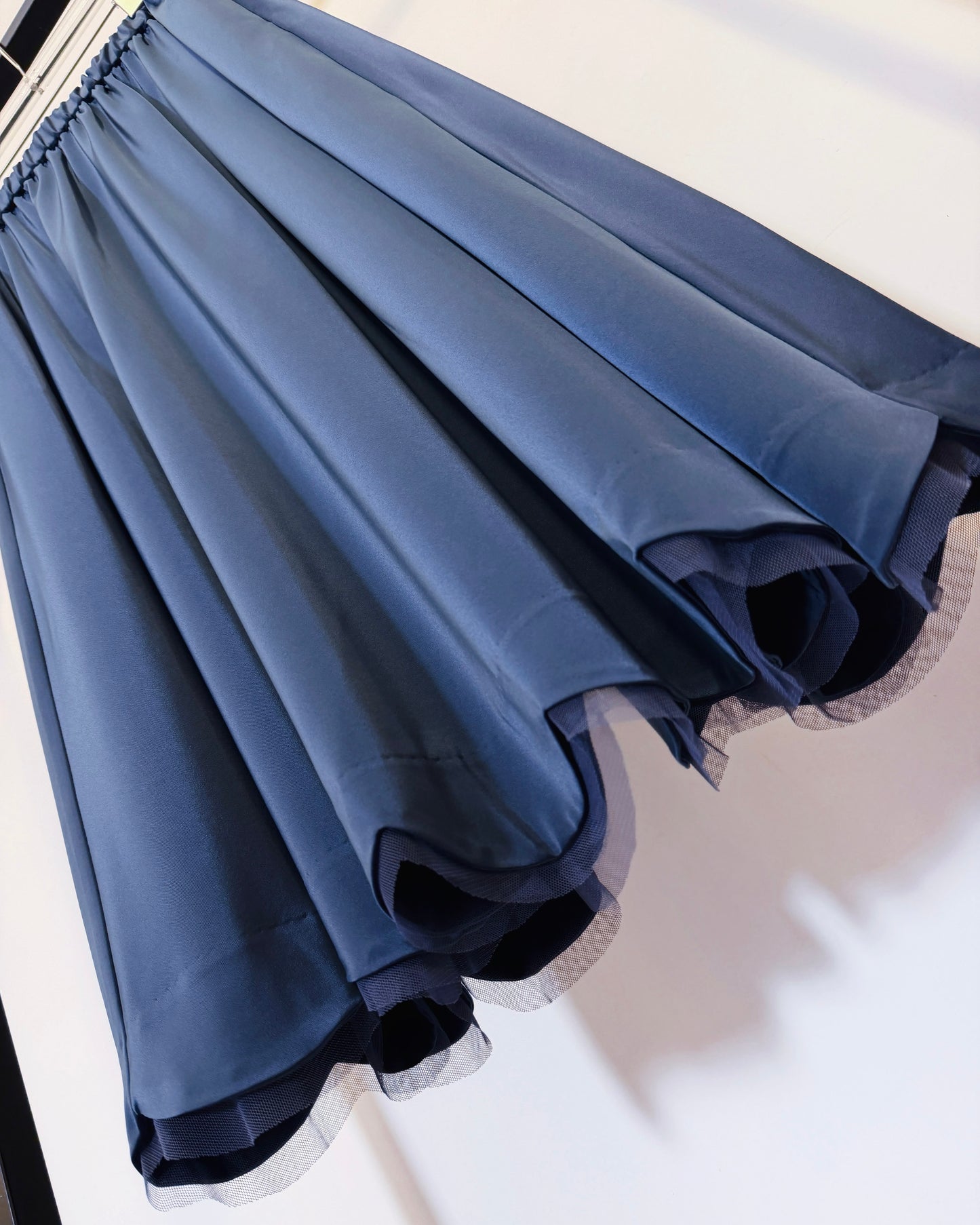 aalis NIELLA scallop edge skirt (Grey Blue)