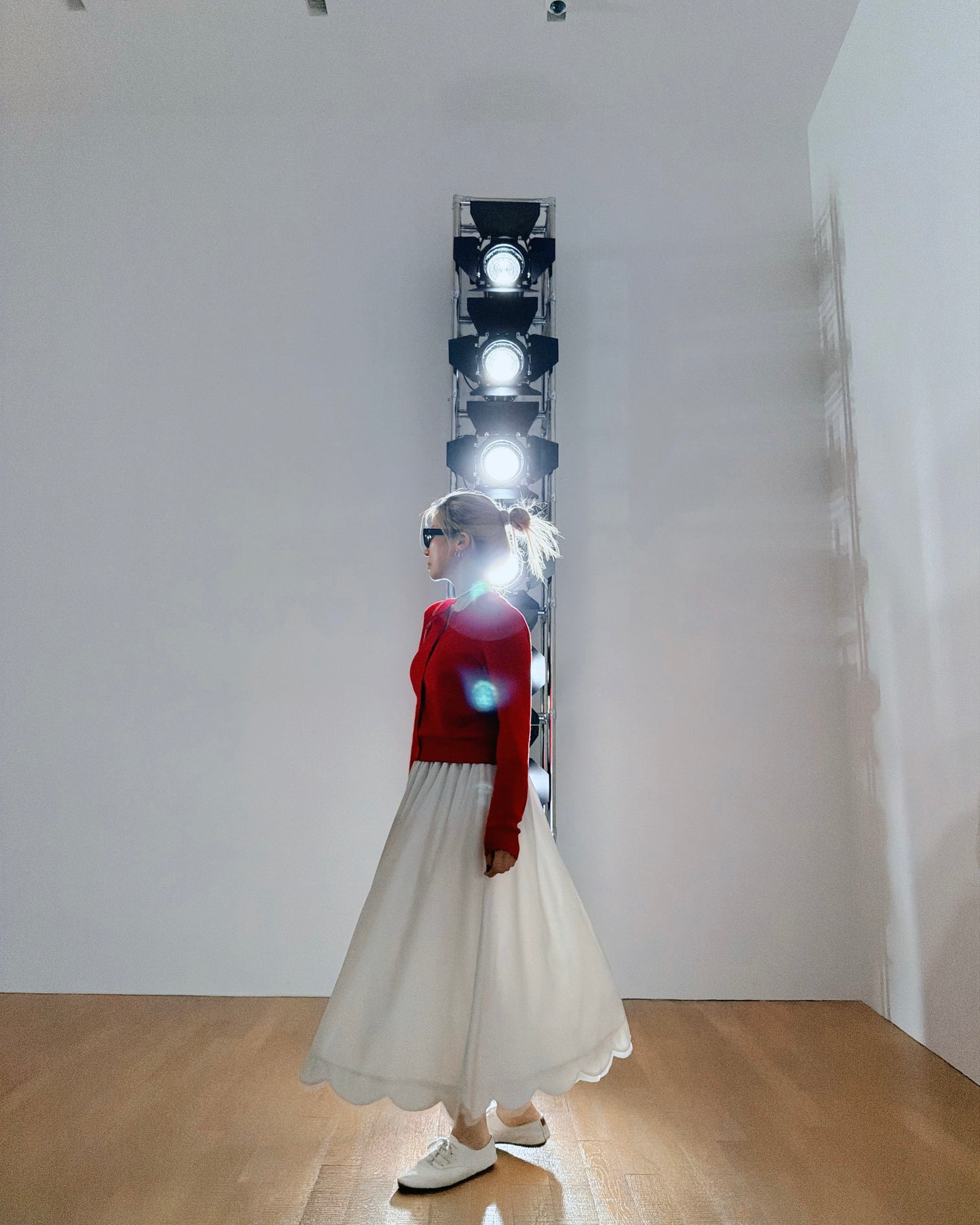 (Pre-order) aalis NIELLA scallop edge skirt (White)