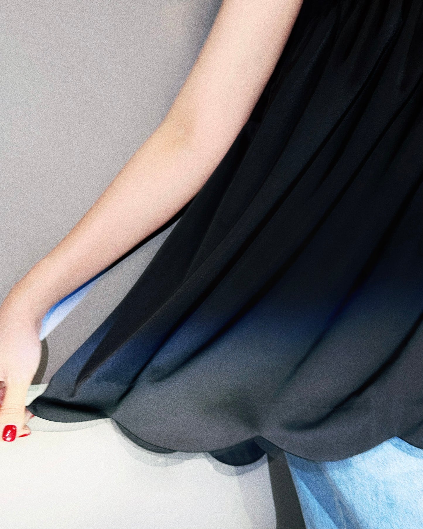 aalis NIEL scallop edge top (Black)