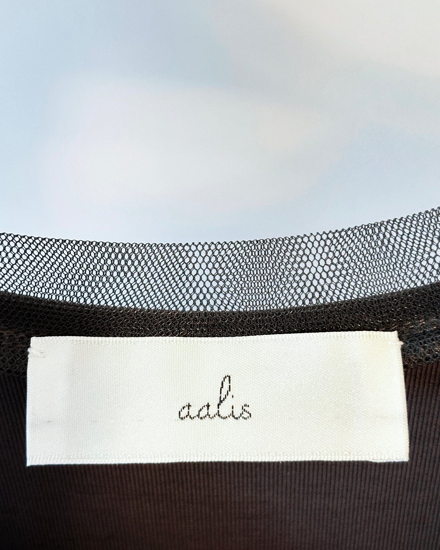 aalis DARBIE basic knit tank (Charcoal)