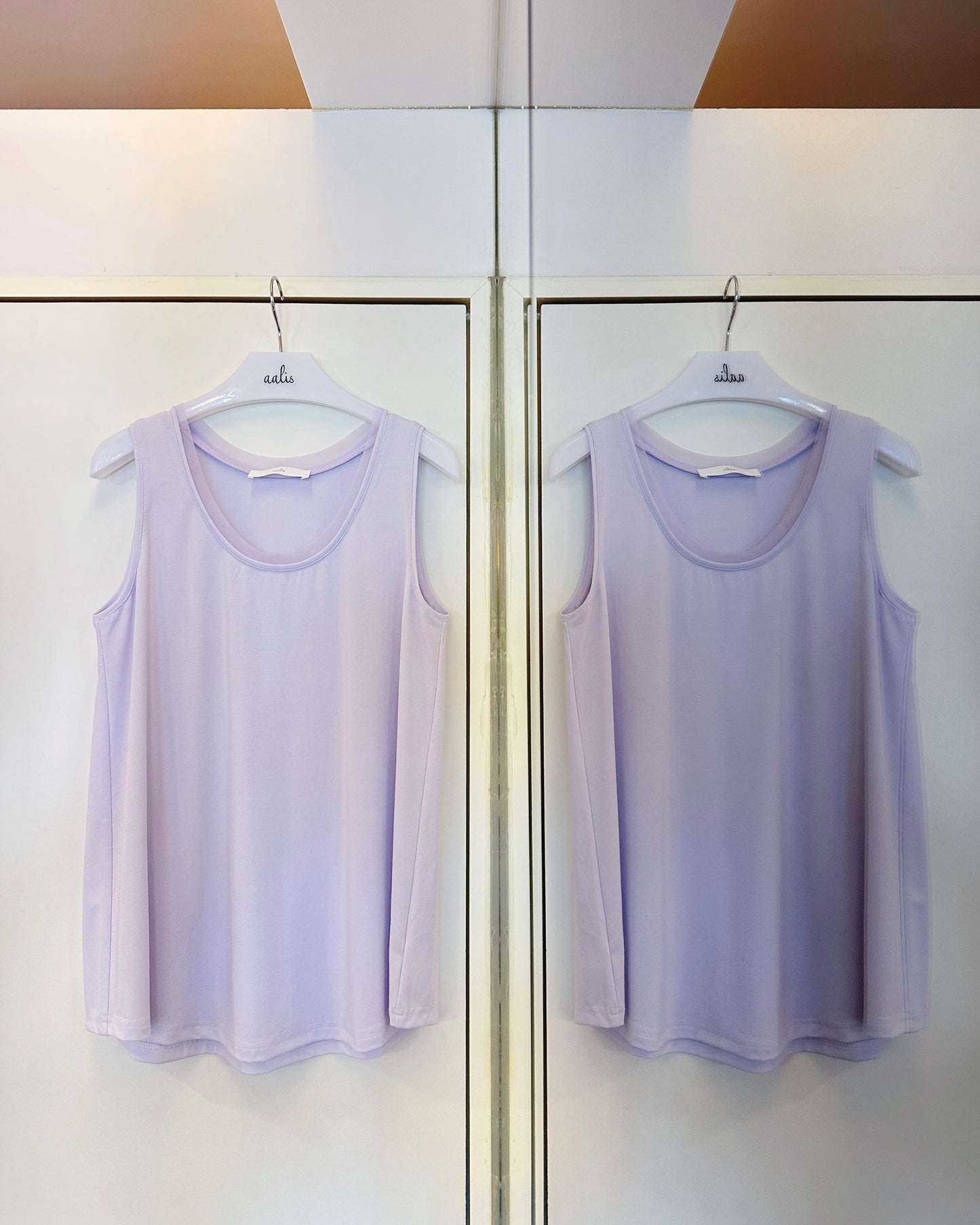 aalis DARBIE basic knit tank (Light Lilac)