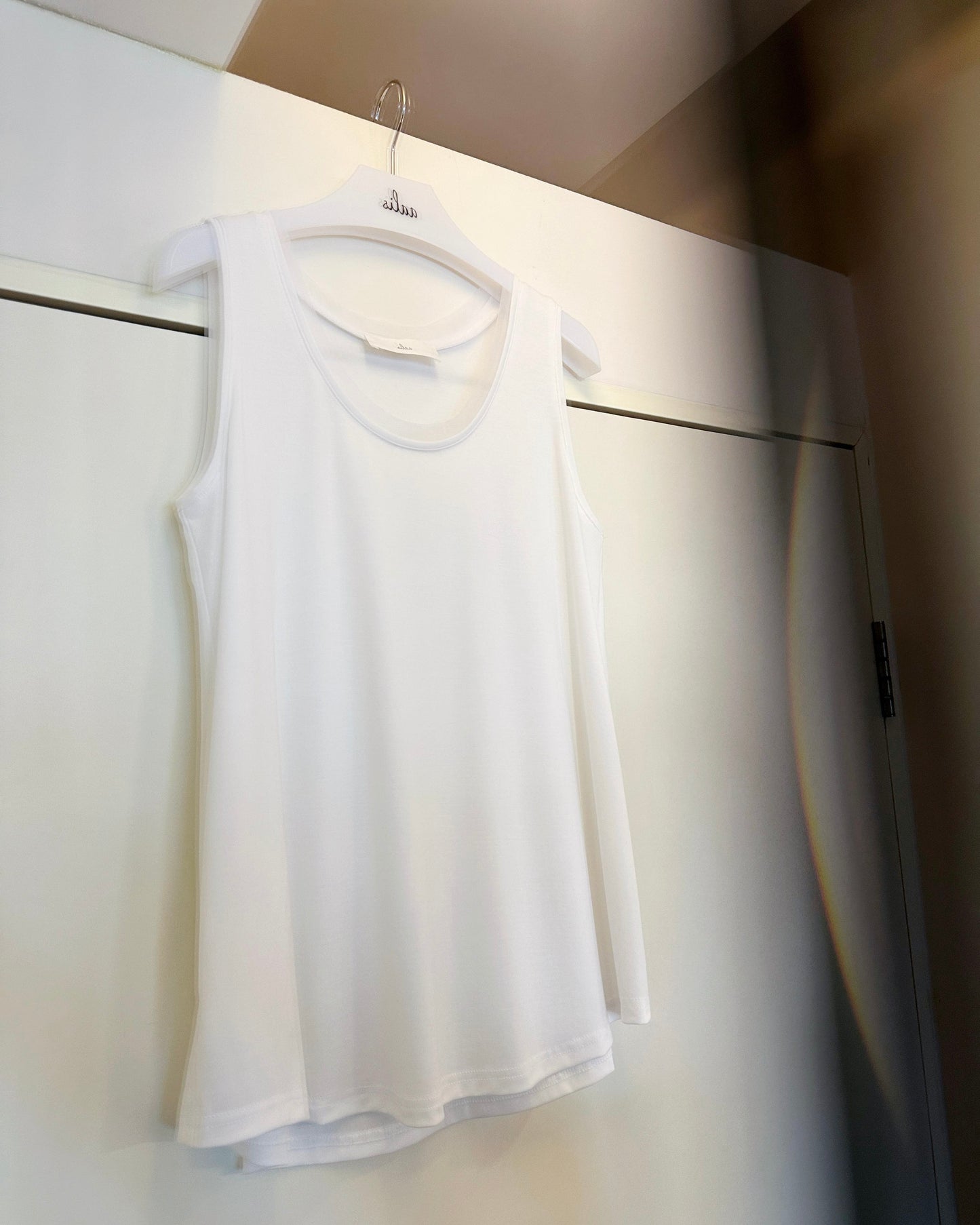 aalis DARBIE basic knit tank (White)