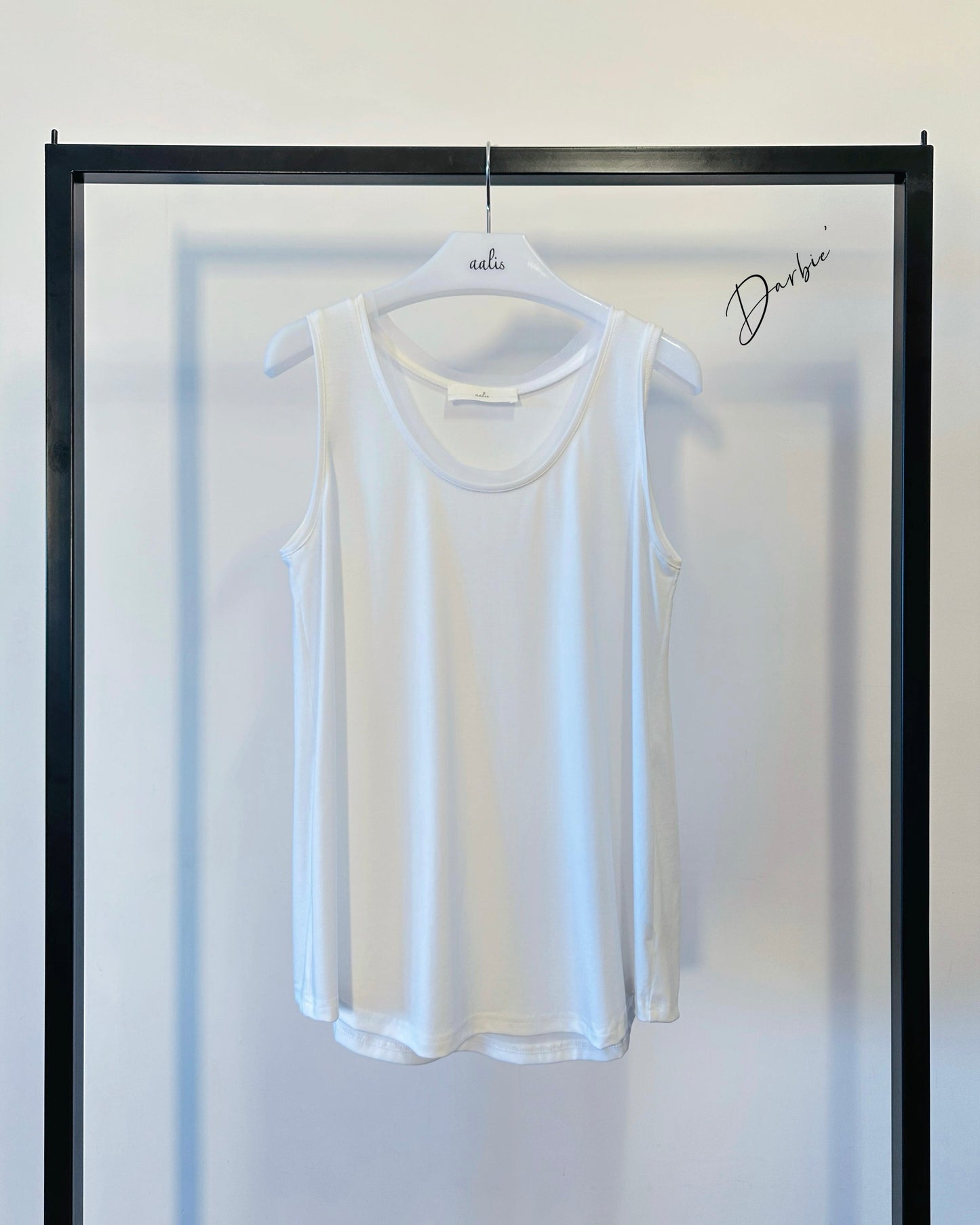 aalis DARBIE basic knit tank (White)