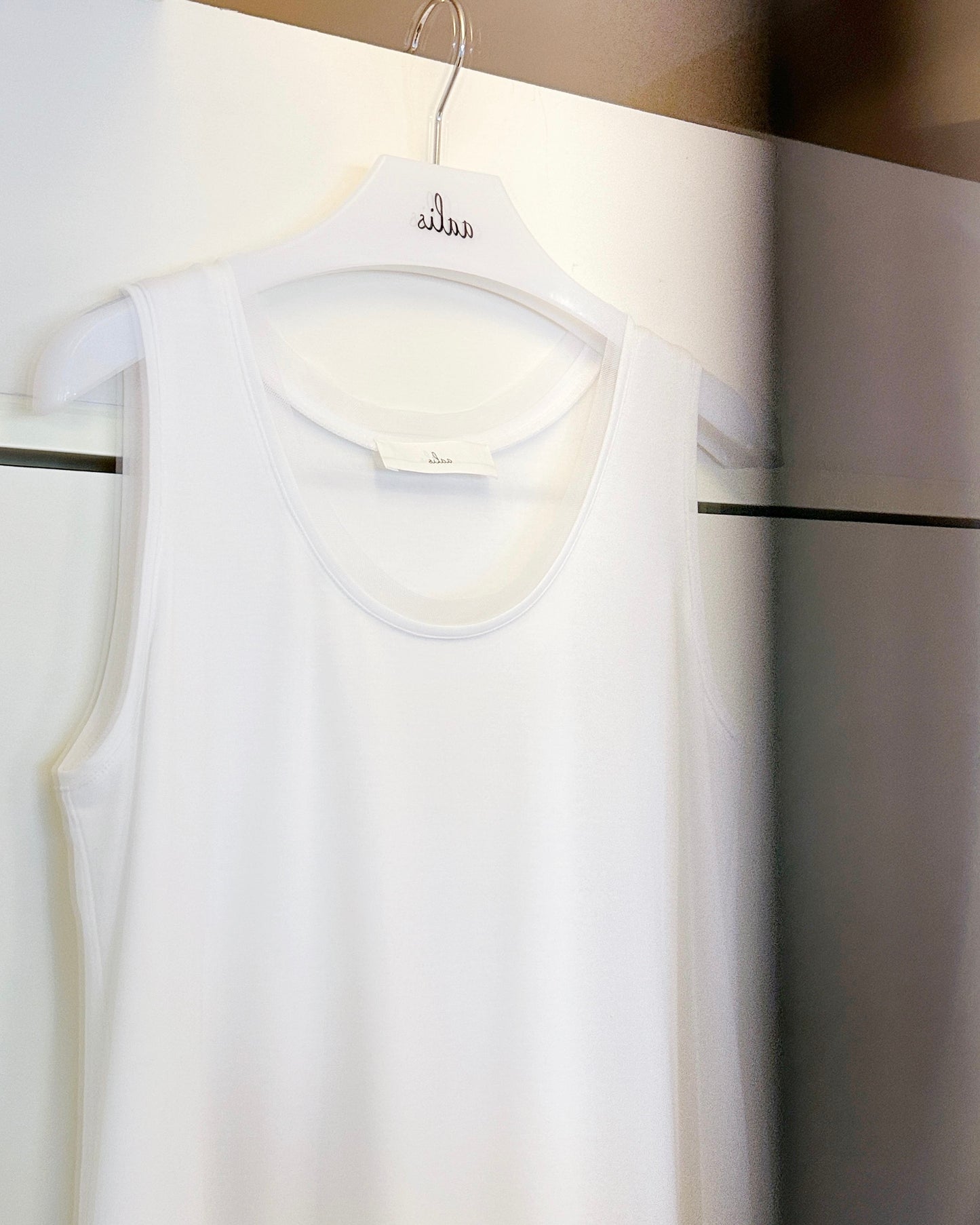 aalis DARBIE basic knit tank (White)